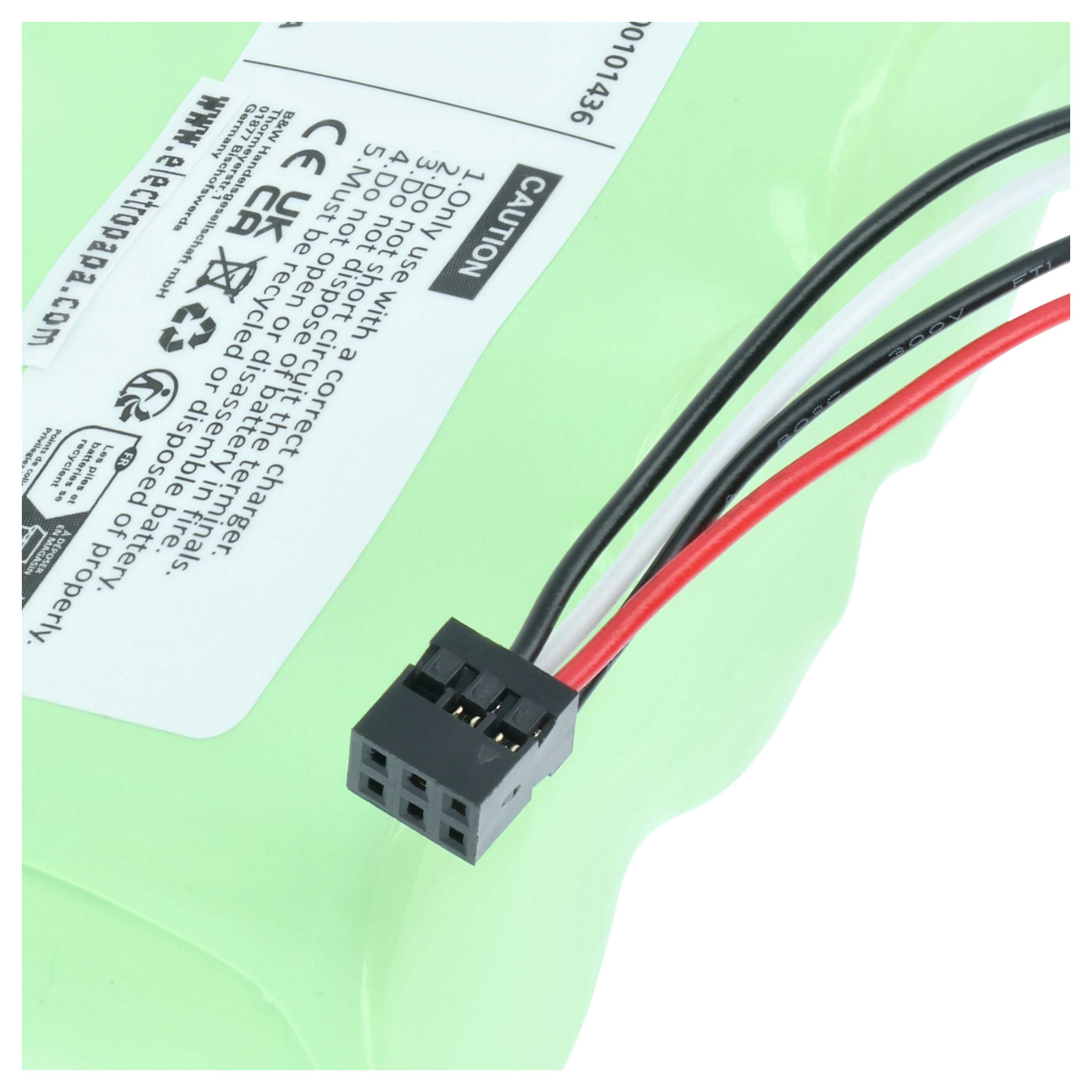 Batería reemplaza BP-130, BP130 para dispositivo medición (3000 mAh, 4,8 V, NiMH)