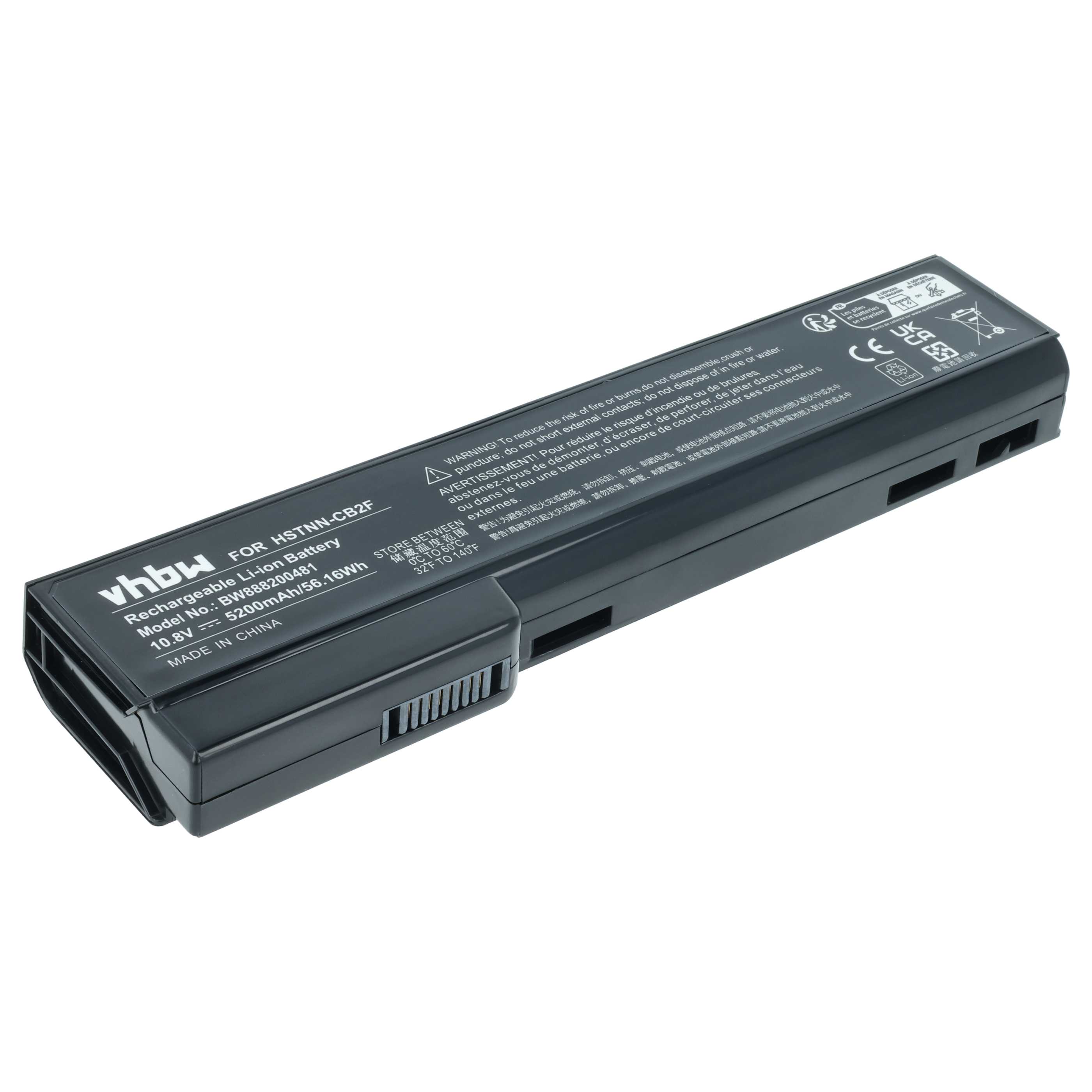 Akumulator do laptopa zamiennik HP 628368-241, 628368-251, 628368-421 - 5200 mAh 10,8 V Li-Ion, czarny