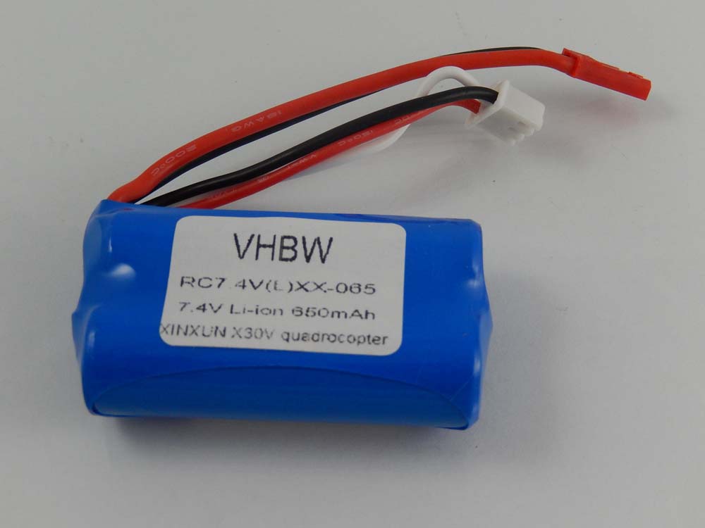 Drone Battery Replacement for Revell 43965 - 650mAh 7.4V Li-Ion