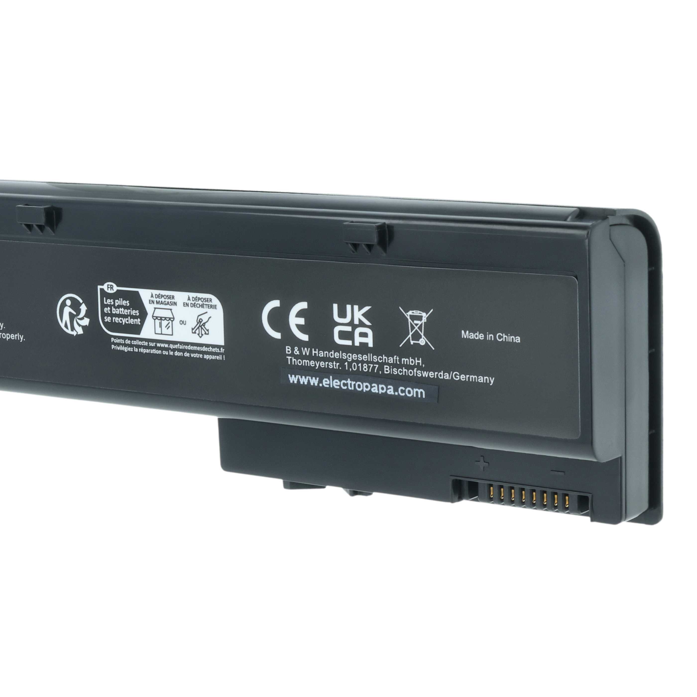 Akumulator do laptopa zamiennik HP 632114-421, 632113-151, 632425-001 - 4400 mAh 14,8 V Li-Ion, czarny