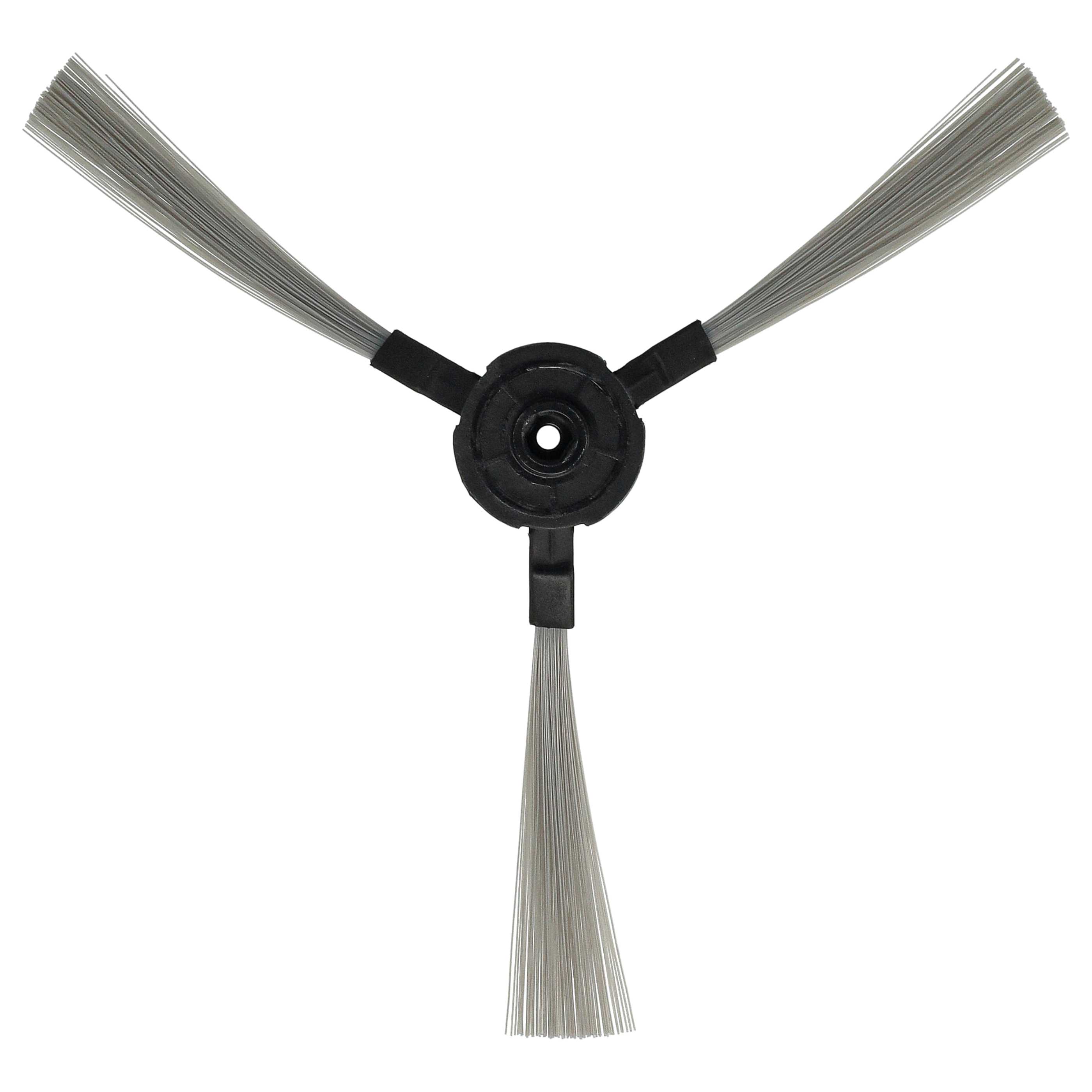 4x Side Brush suitable for Amtidy, Lilin Robot, Yoo Digital Iwip, Klarstein Robot Vacuum Cleaner etc. - 3-arme