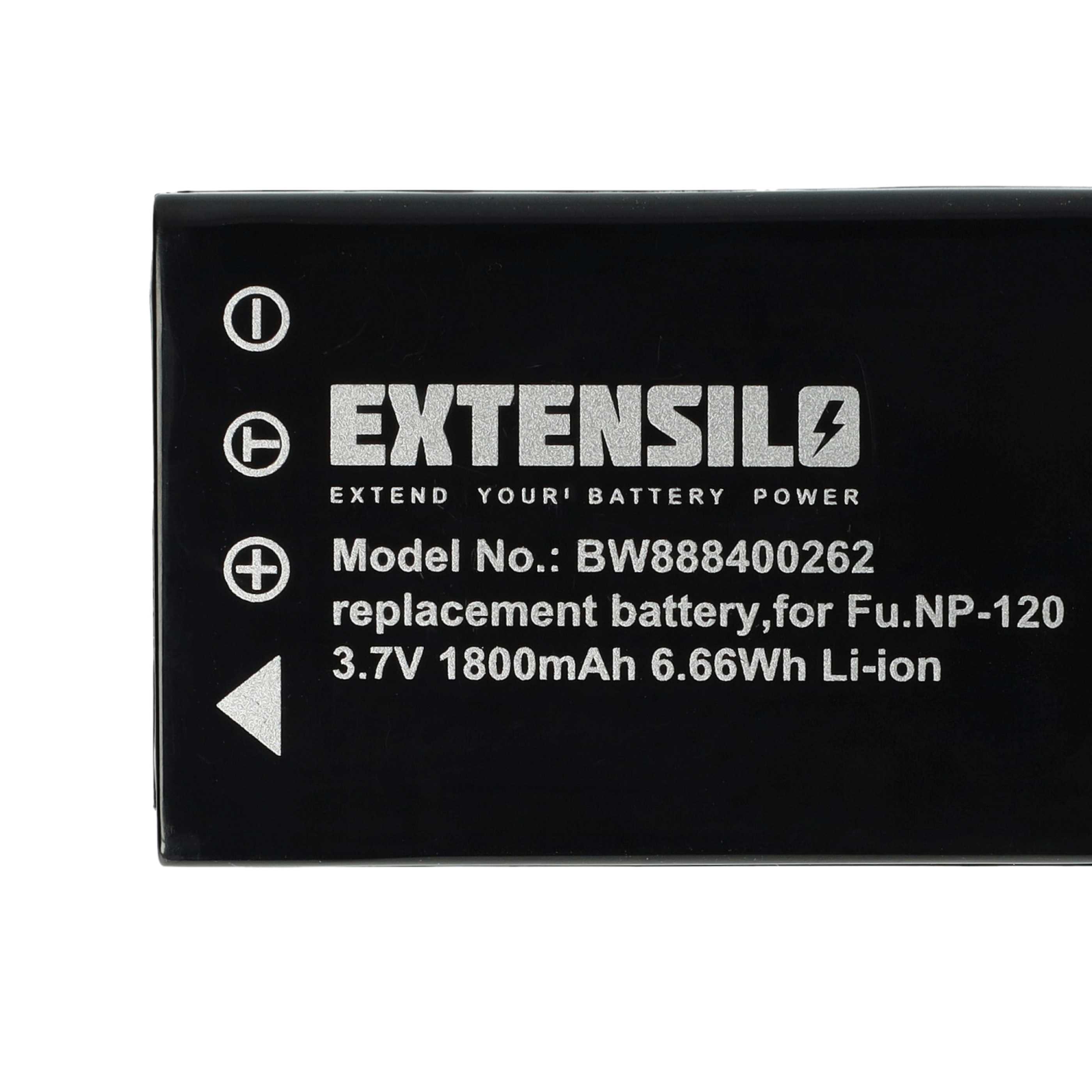 Batteria sostituisce BenQ DLI-501 per fotocamera Praktica - 1800mAh 3,7V Li-Ion