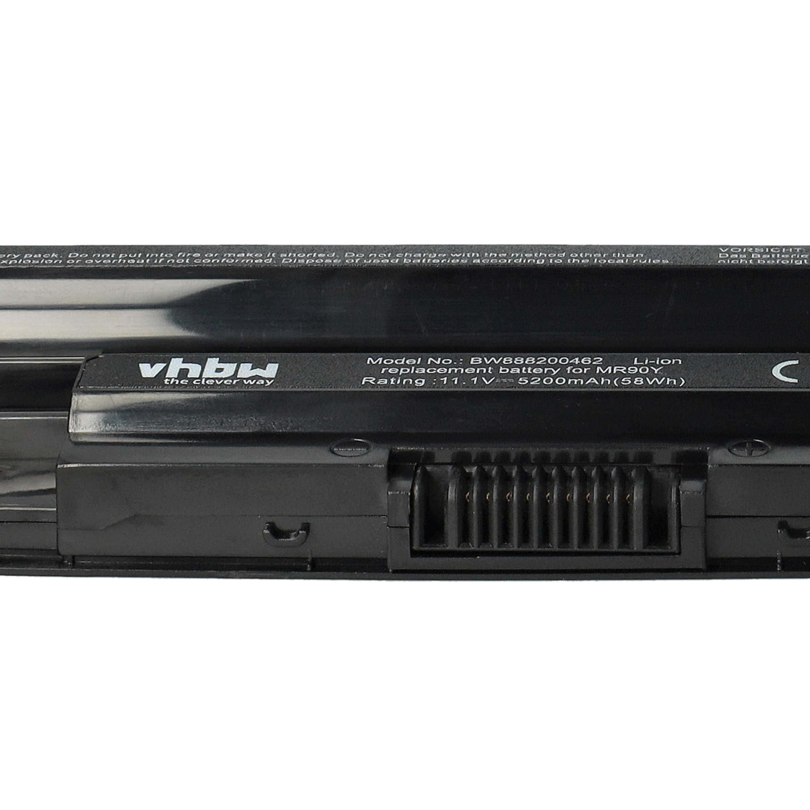 Akumulator do laptopa zamiennik Dell 312-1387, 24DRM, 0MF69, 312-1392, 312-1390 - 5200 mAh 11,1 V LiPo, czarny