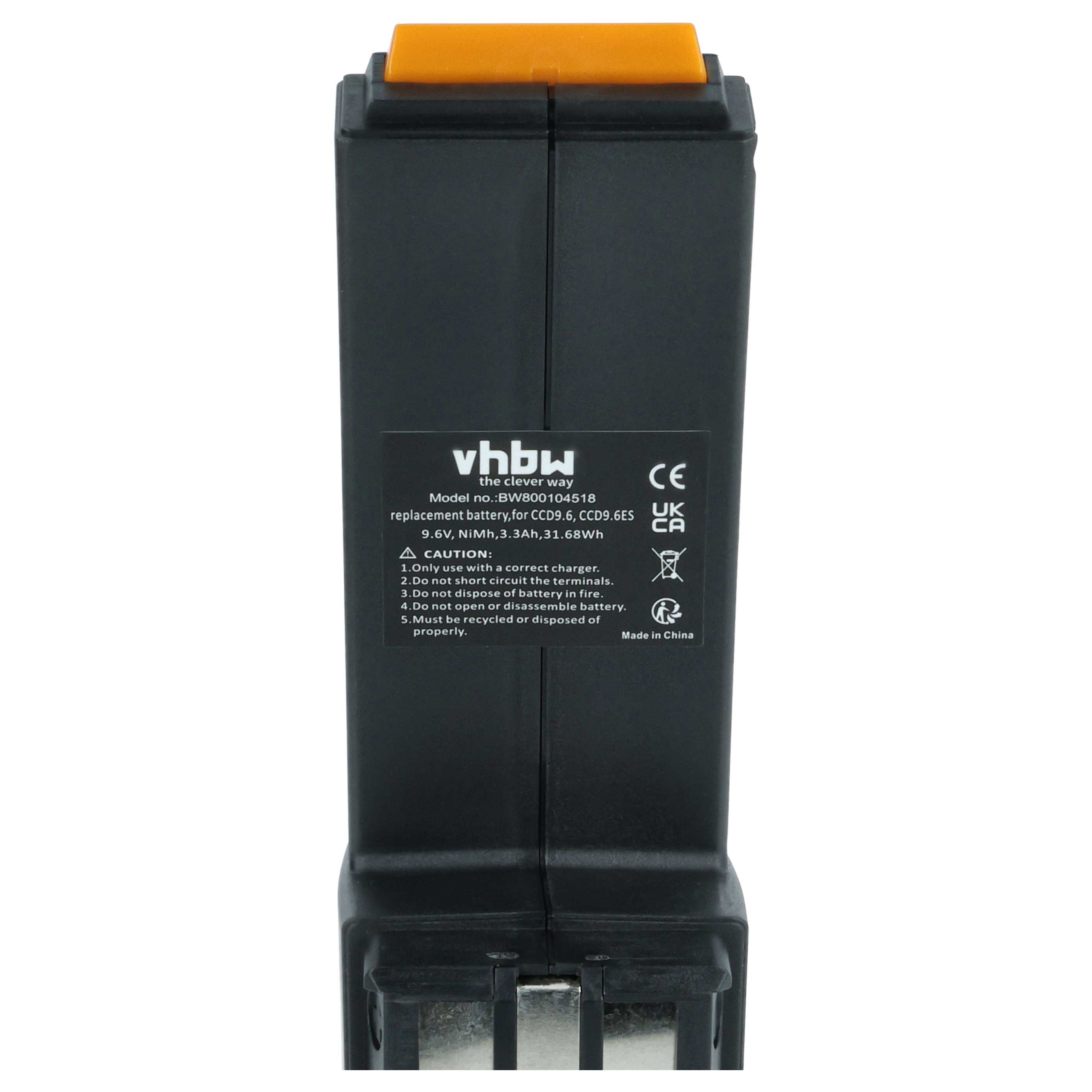 Battery replaces Festo Festool CCD9.6, CDD9.6, CCD9.6FX, CCD9.6ES Electric Power Tool - 3300 mAh, 9.6 V, NiMH