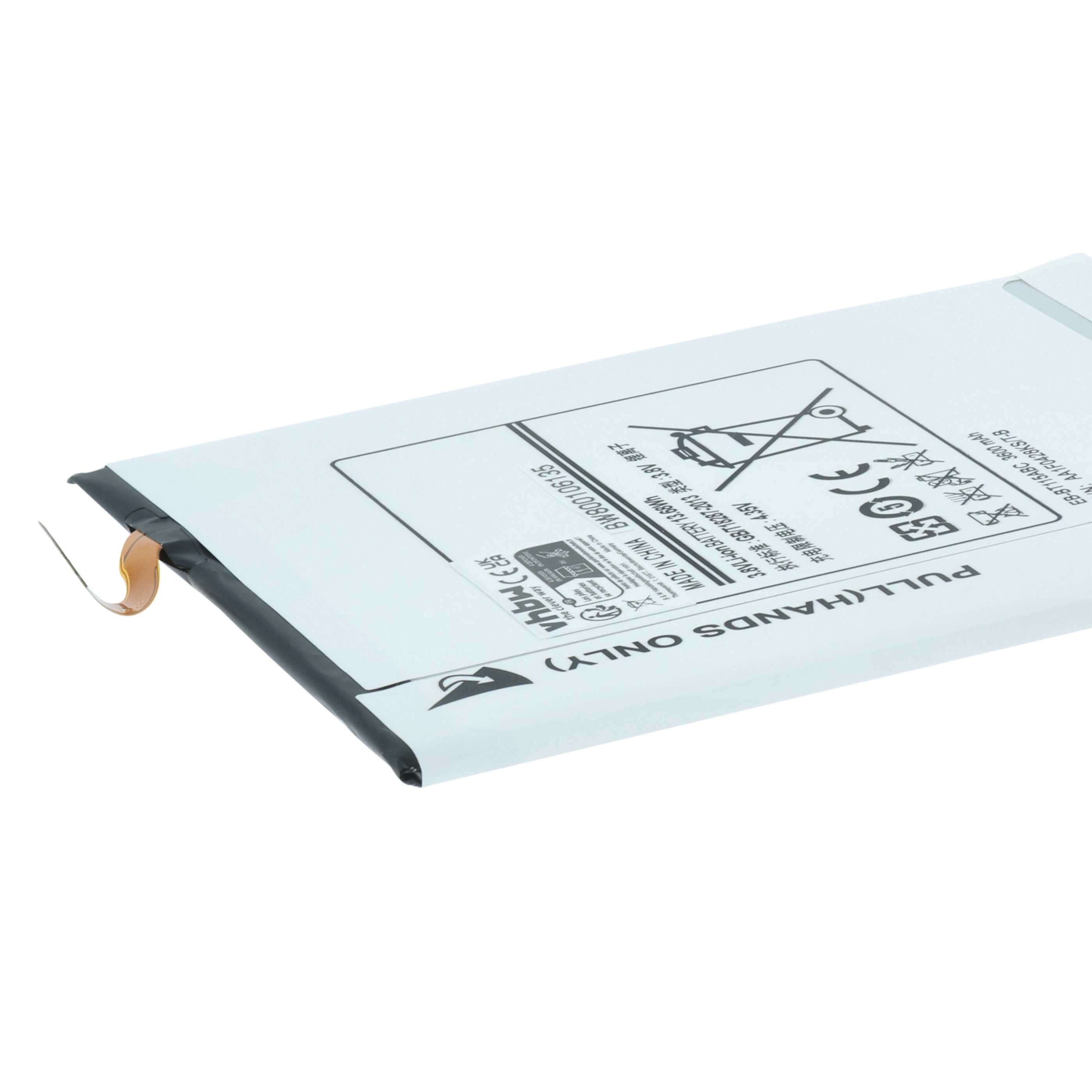 Batteria per tablet sostituisce Samsung DL0DA18As/9-B, DL0DC02aS/9-B, DL0DB01aS/9-B - 3600mAh 3,8V Li-Poly