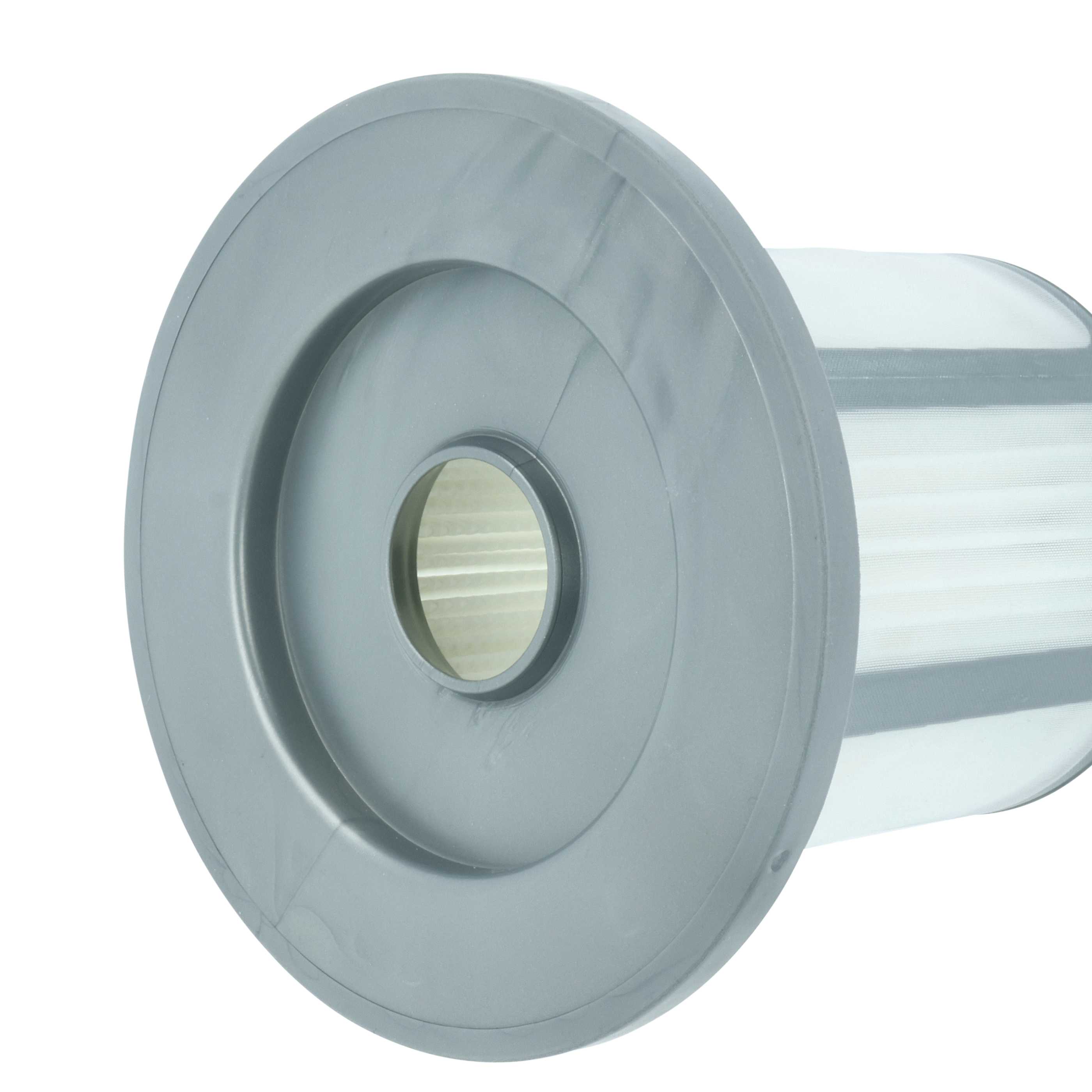 4x cartridge filter replaces Bosch 12033215 for Vacuum Cleaner, white / grey
