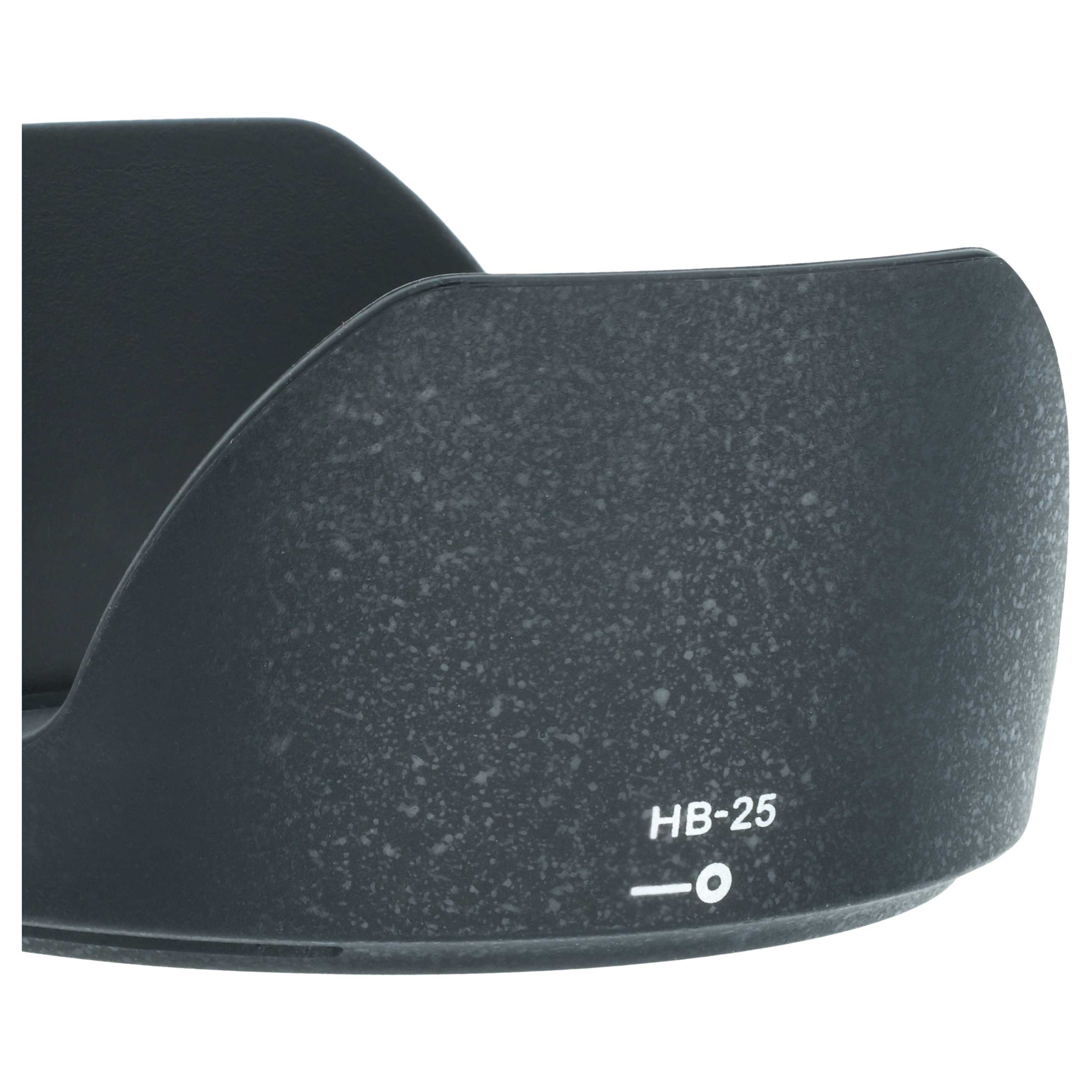Lens Hood replaces Nikon HB-25 for Nikon Lens with 72 mm Diameter, plastic, black