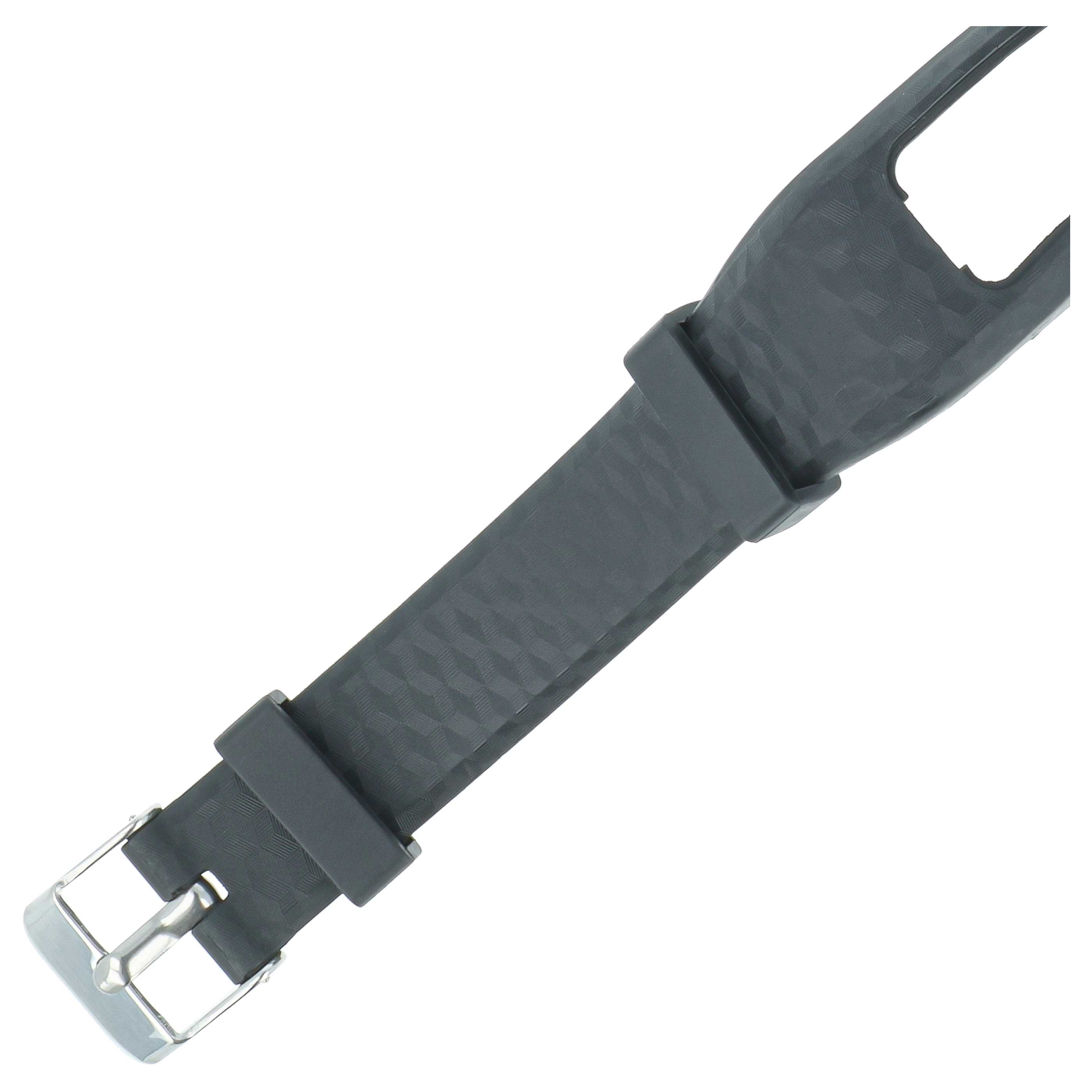 wristband for Garmin Vivofit Smartwatch - 17.5 - 22.5 cm long, 15mm wide, silicone, black