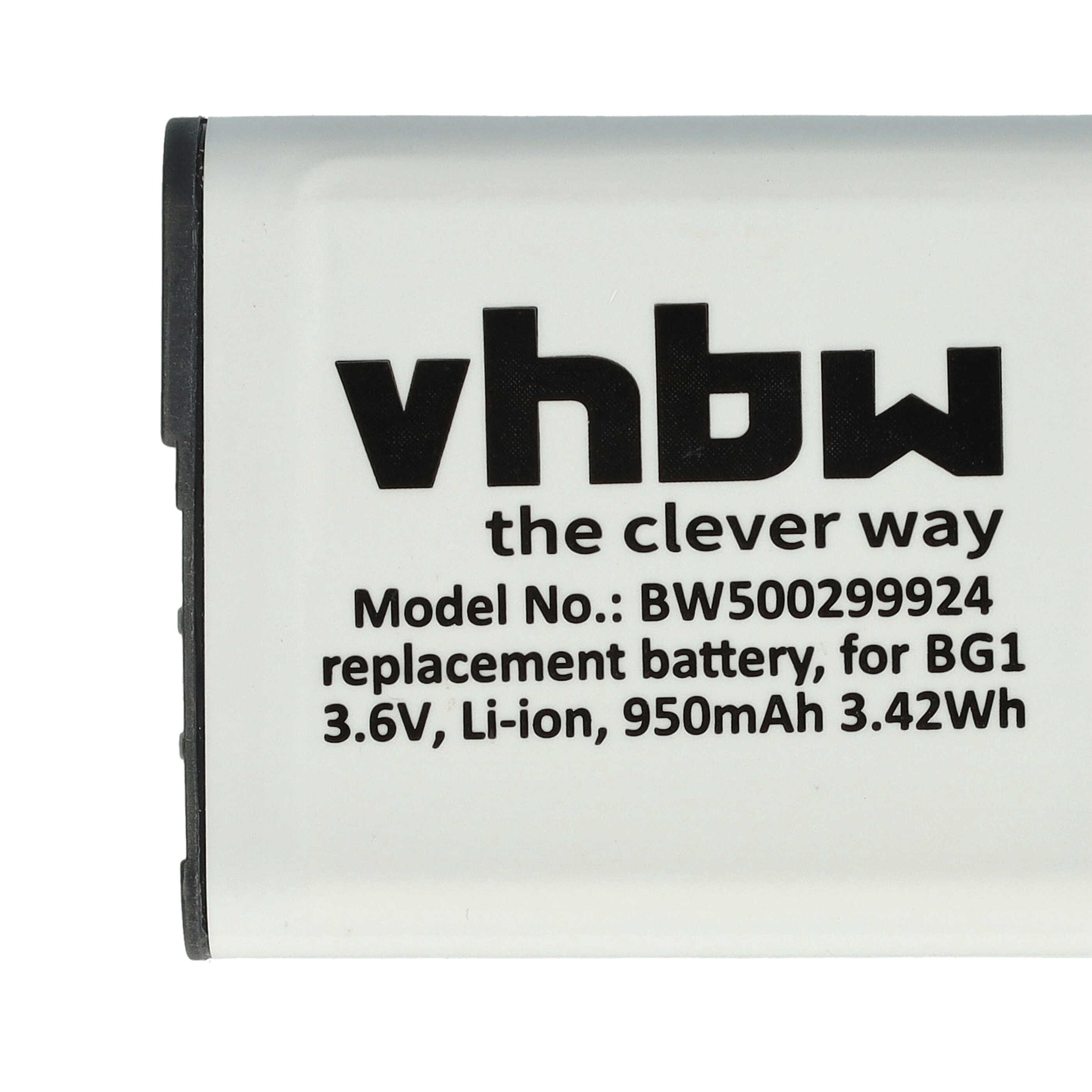 Battery Replacement for Sony NP-FG1, NP-BG1 - 950mAh, 3.6V, Li-Ion