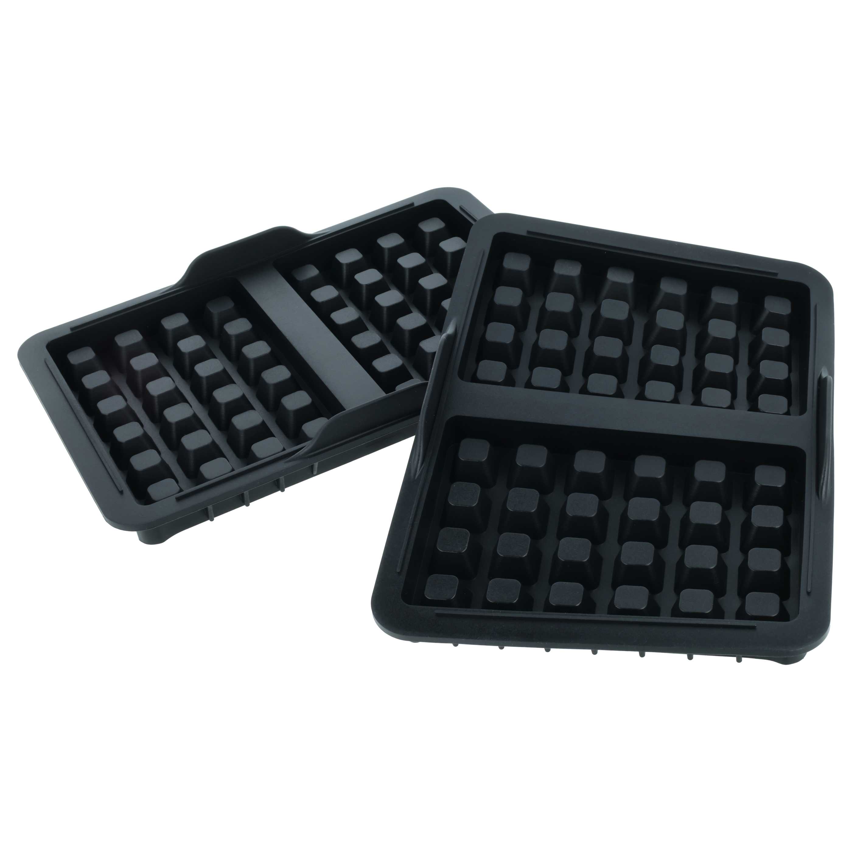 2x Waffeleinsatz passend für Ninja AirFryer AF400EU, AF451EU, AF500EU Heißluftfritteusen - Silikon, BPA-frei