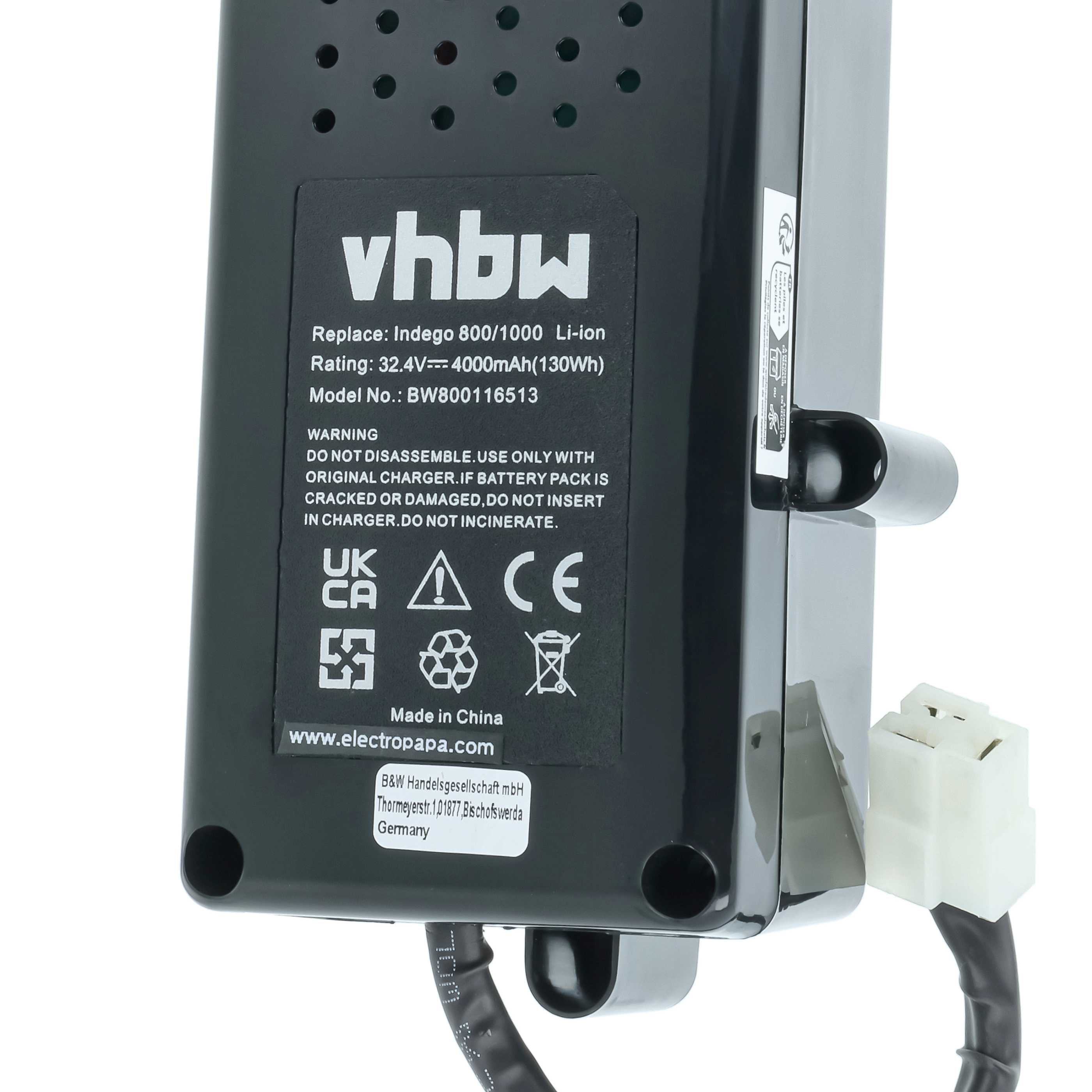 Batteria sostituisce Bosch 3 600 HA2 000, 3 600 HA2 001, 3 600 HA2 002 per tagliaerba - 4000mAh 32,4V Li-Ion