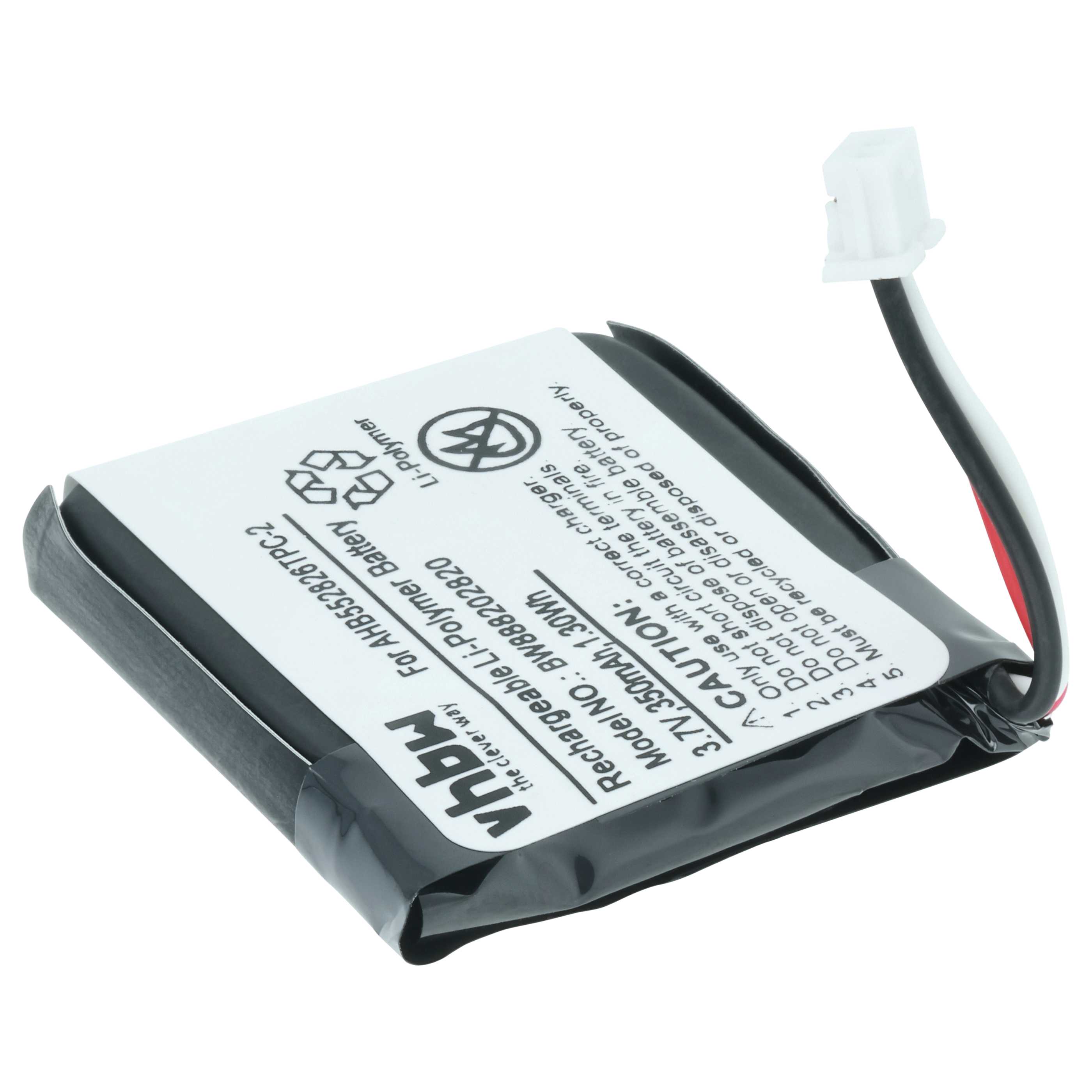 Akumulator do słuchawek bezprzewodowych zamiennik Sennheiser AHB552826TPC-2 - 350 mAh 3,7 V LiPo