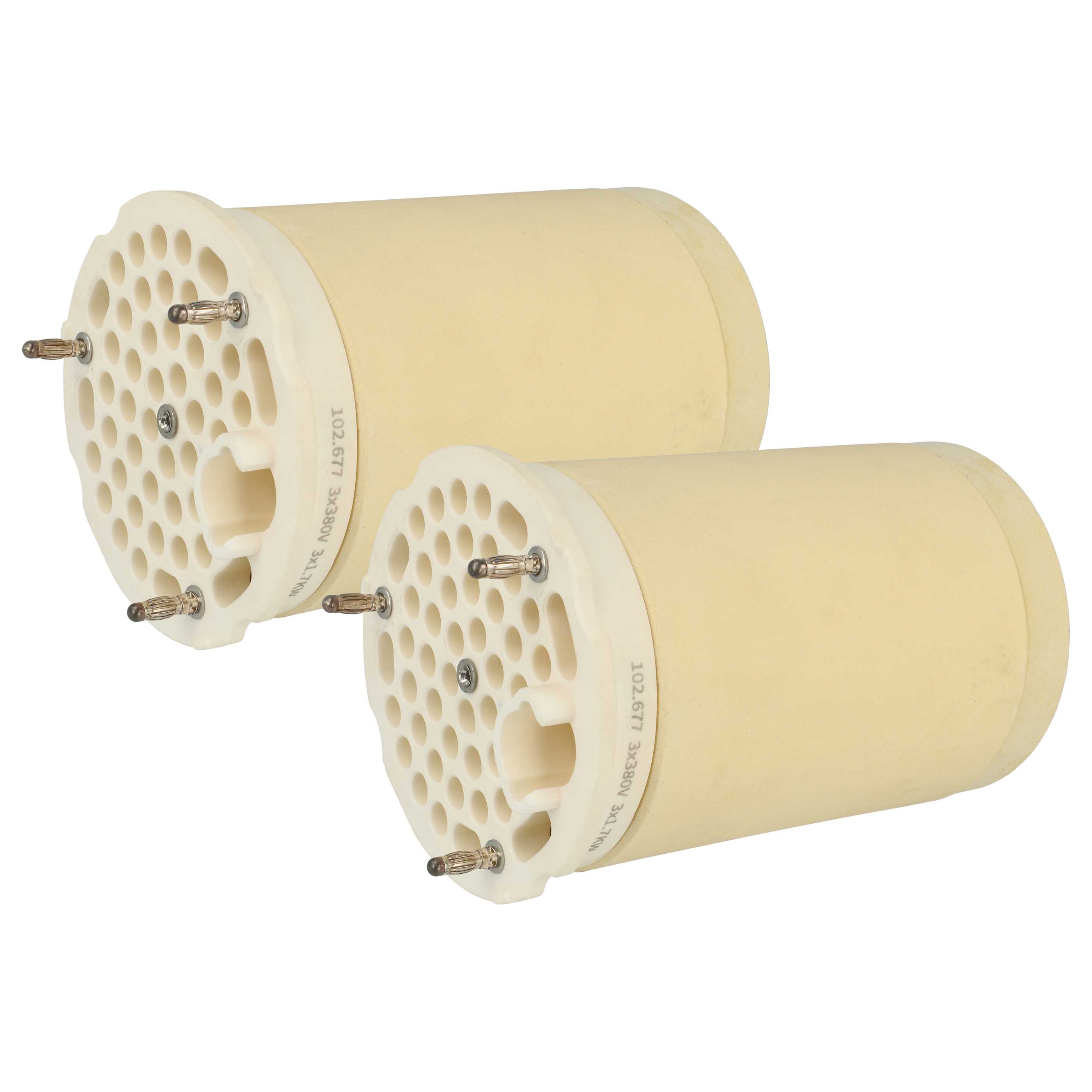 2x Heating Element replaces Leister 102.677 for Leister Hot Air Welding Gun - Ceramic Heating Core