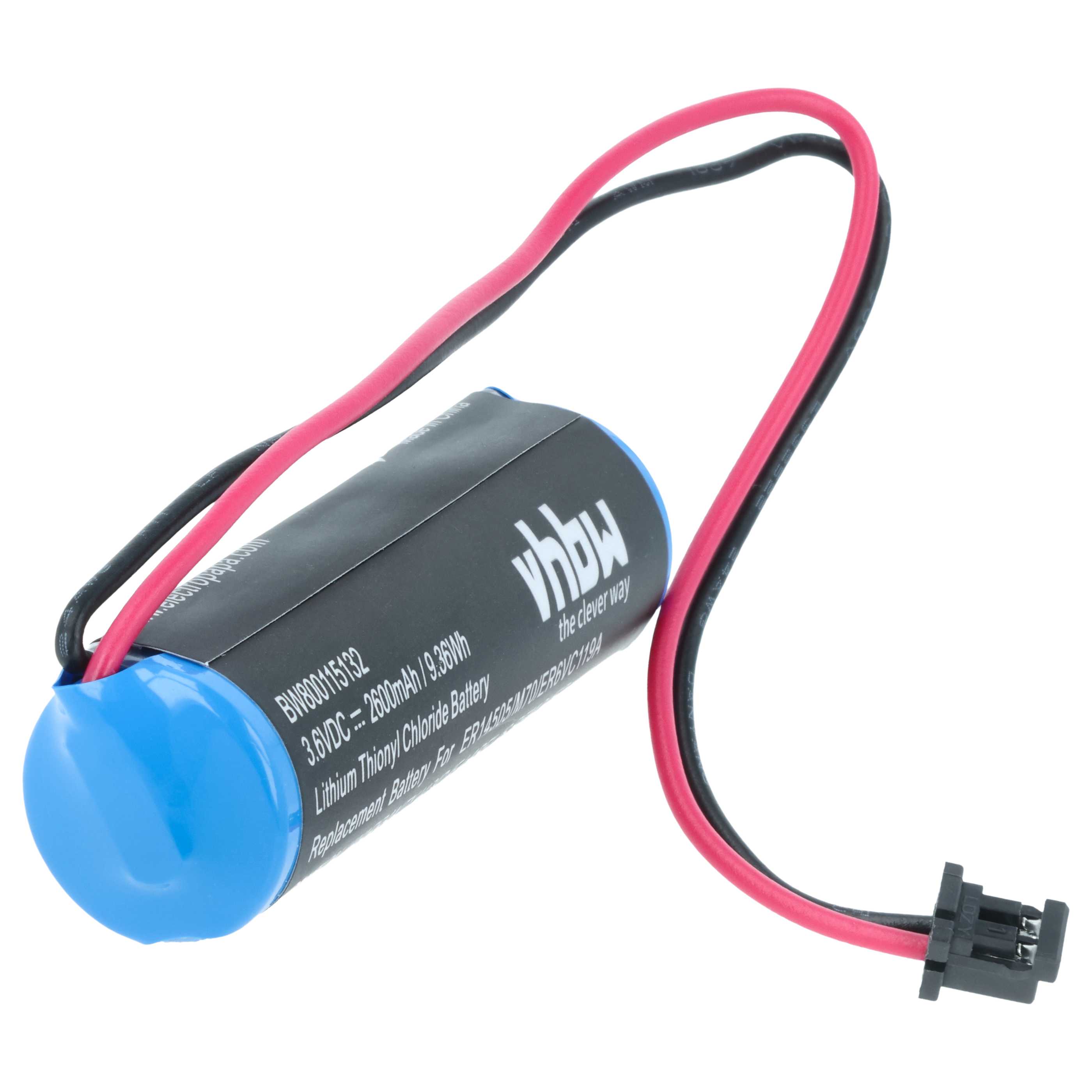 5x Bateria do maszyny CNC Mitsubishi - 2600 mAh 3,6 V Li-Ion