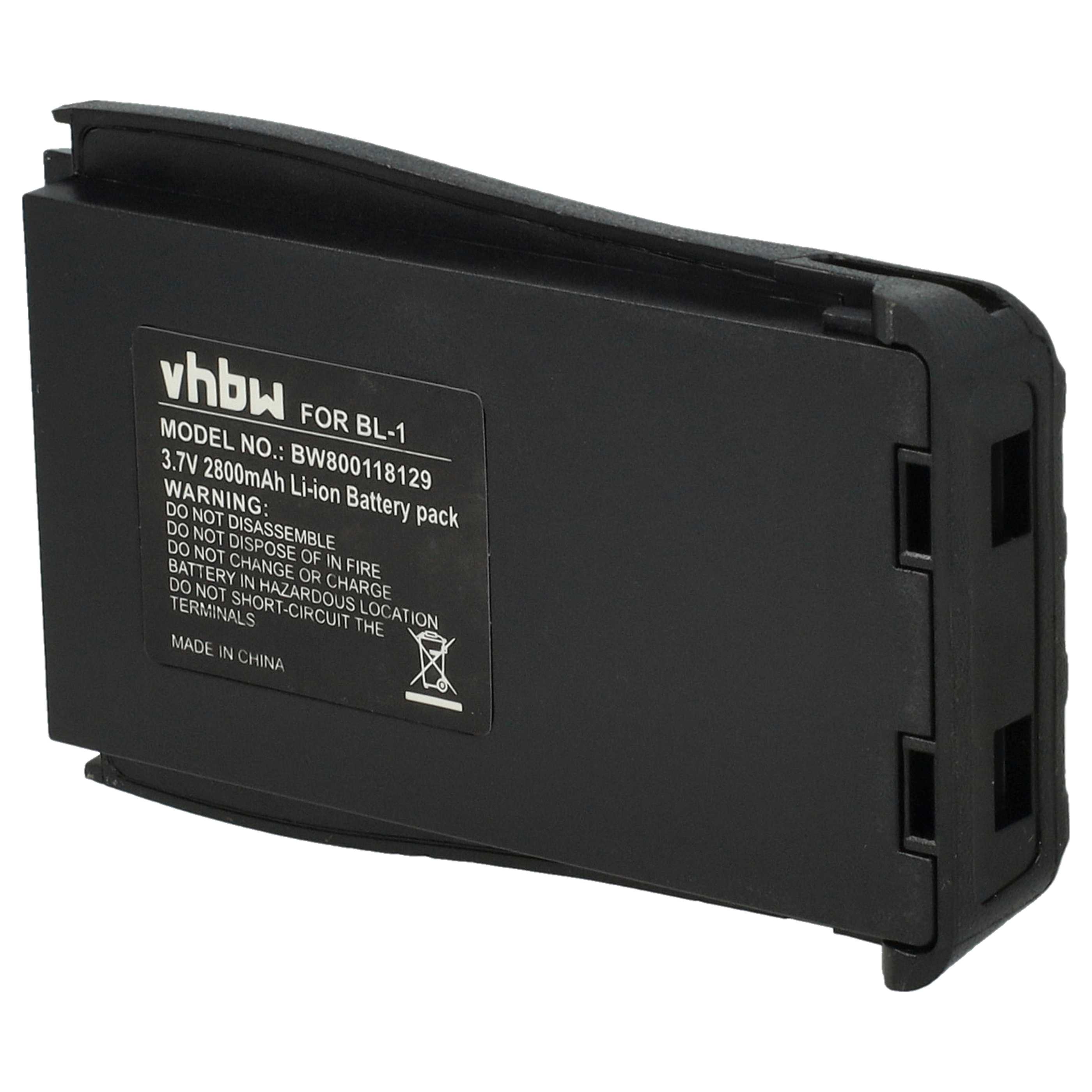 Radio Battery Replacement for Baofeng BL-1 - 2800 mAh 3.7 V Li-Ion