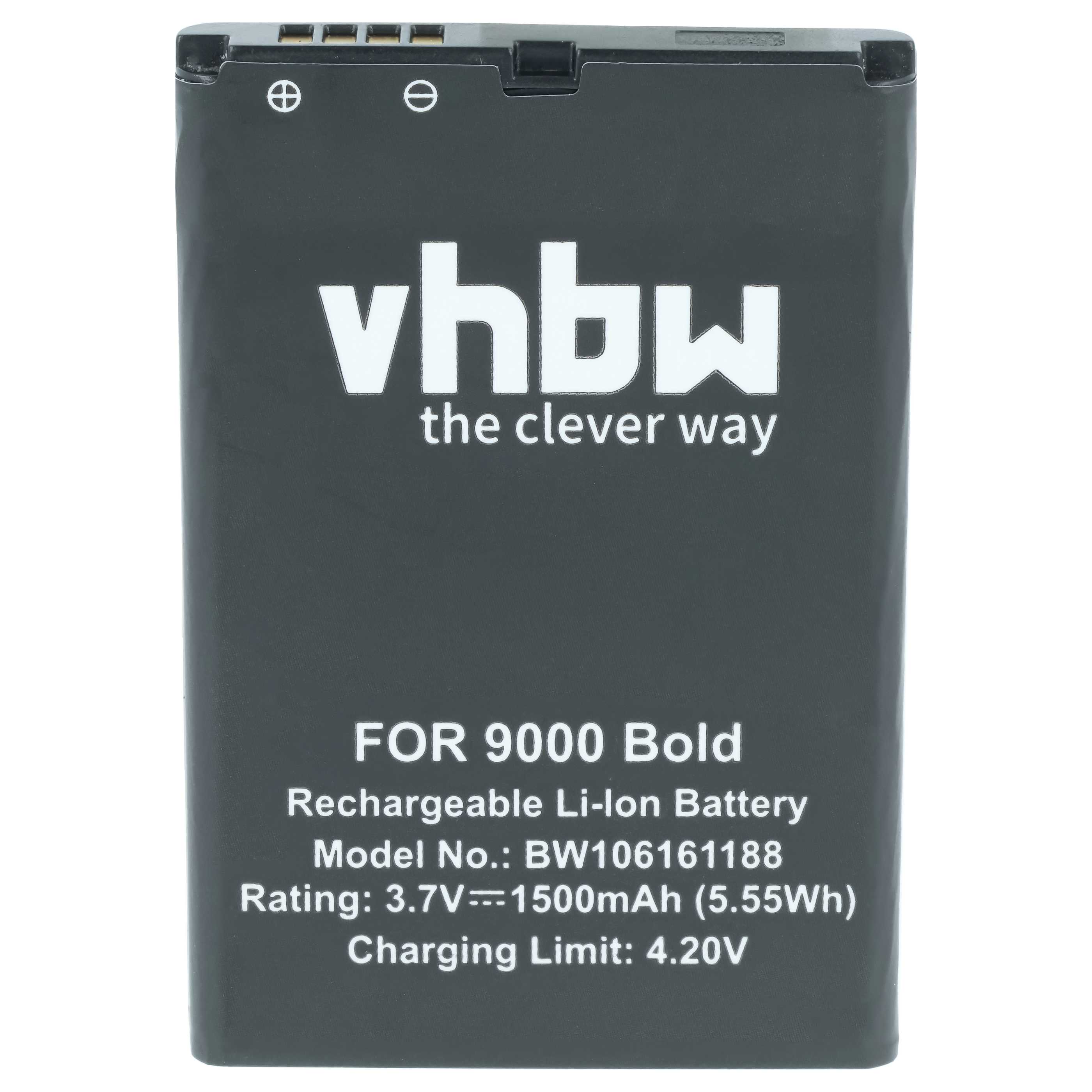 Akku als Ersatz für BlackBerry BAT-14392-001, M-S1, ACC14392-001 für Blackberry - 1500mAh 3,7V Li-Ion