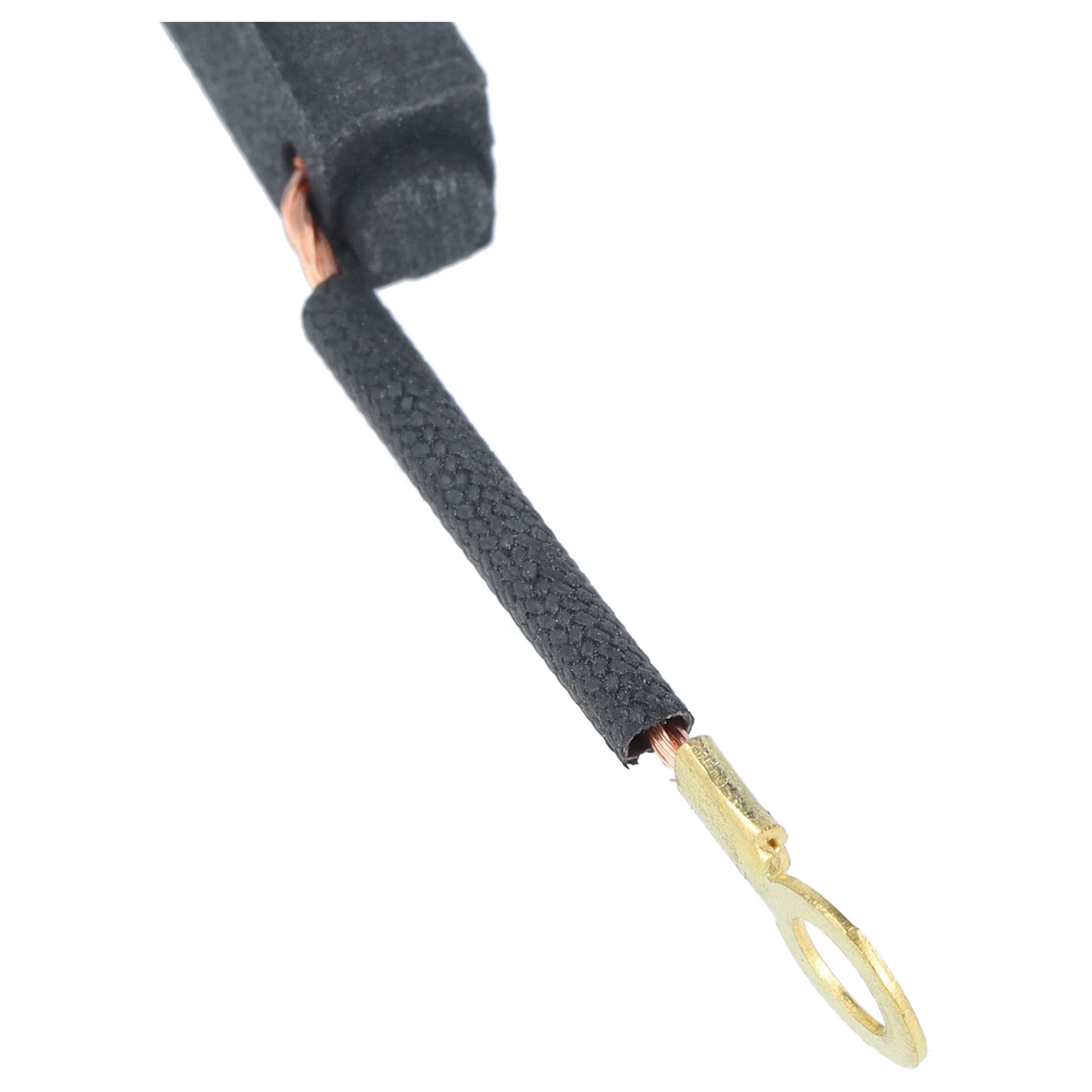 2x Carbon Brush as Replacement for MZ 0816.1-202 for motorbike, generator - 6 x 8 x 20 mm