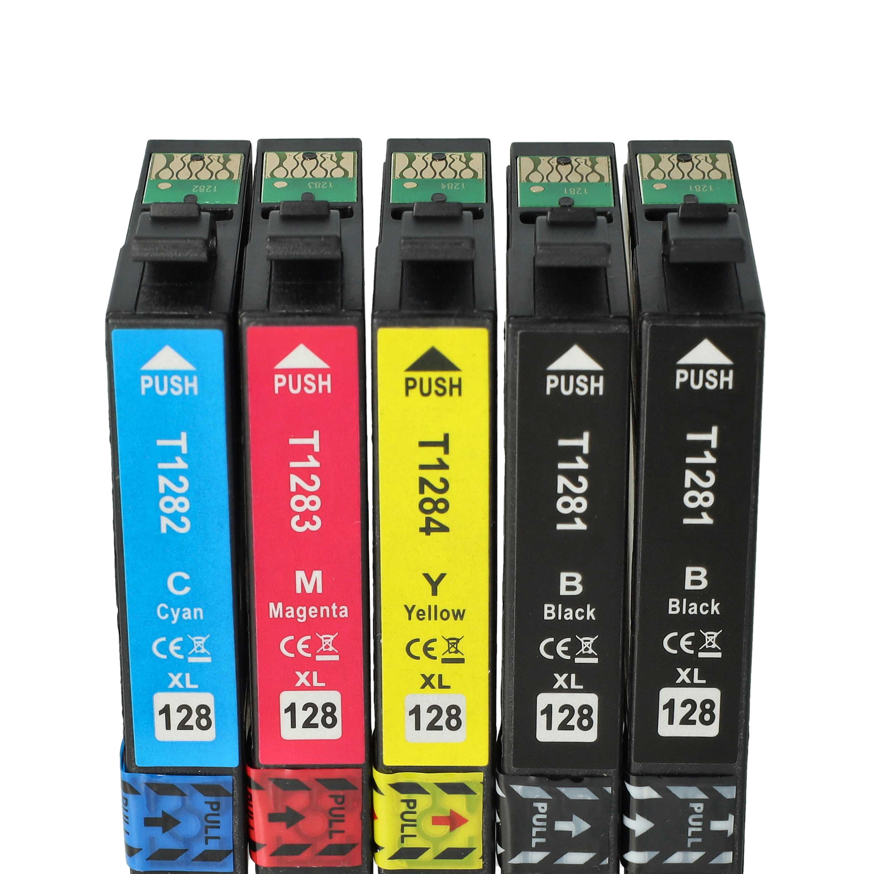 5x Ink Cartridges suitable for BX300 BX300 Printer - B/C/M/Y