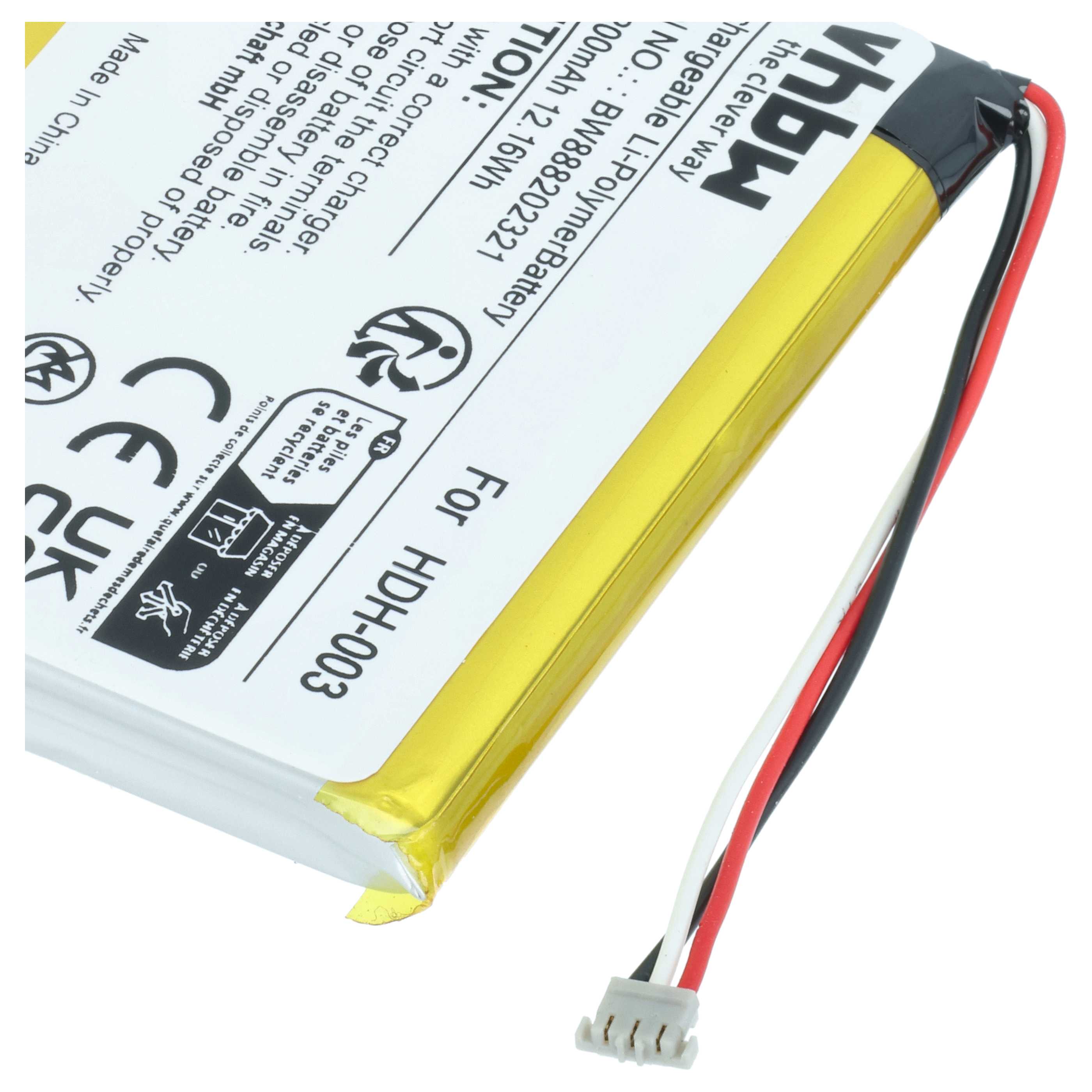Batteria sostituisce Nintendo HDH-A-BPHAT-C0, HDH-003 per console di gioco - 3200mAh 3,8V Li-Poly