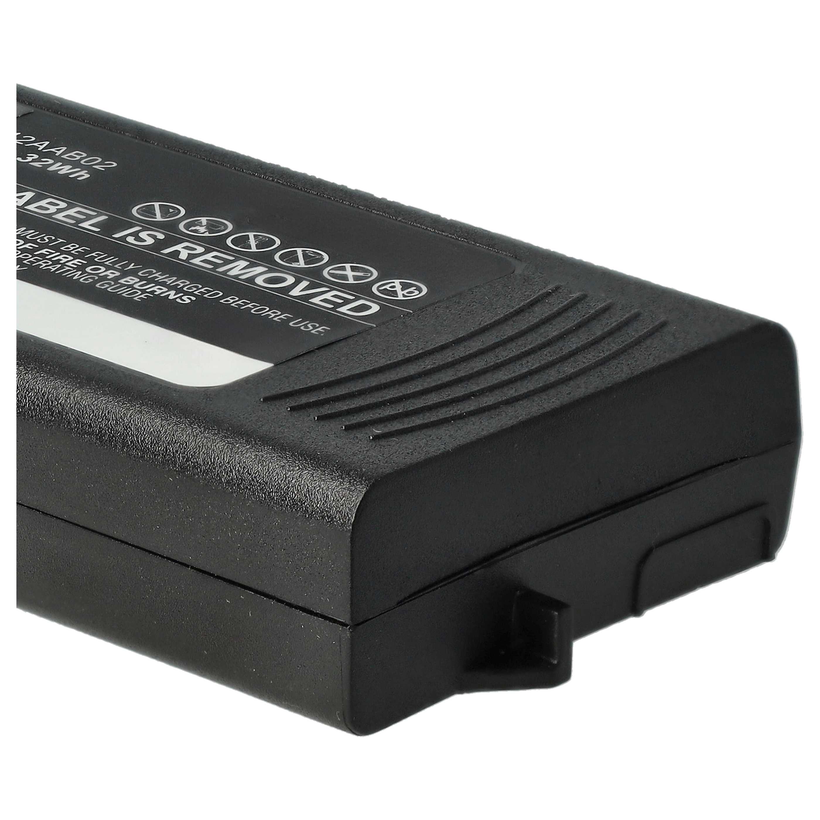Radio 2x Battery replaces EADS HR7742AAA02, HR7742AAB02 - 1800 mAh 7.4 V Li-Ion