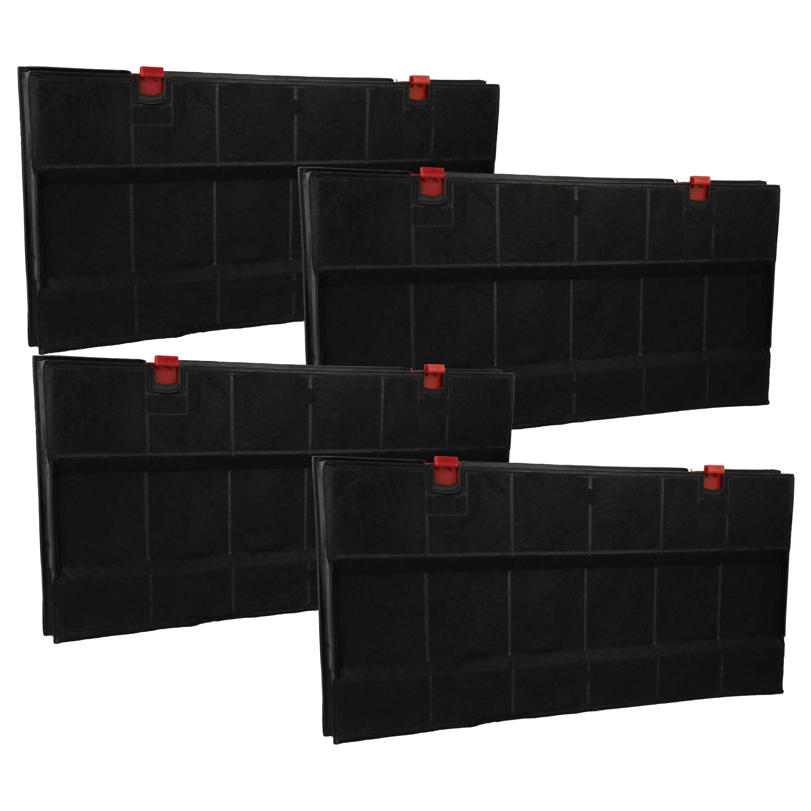 4x Filtres à charbon actif remplace AEG CHF150/1, DKF24, FAT150, KF150, MCFE20, Typ150 pour hotte Bosch