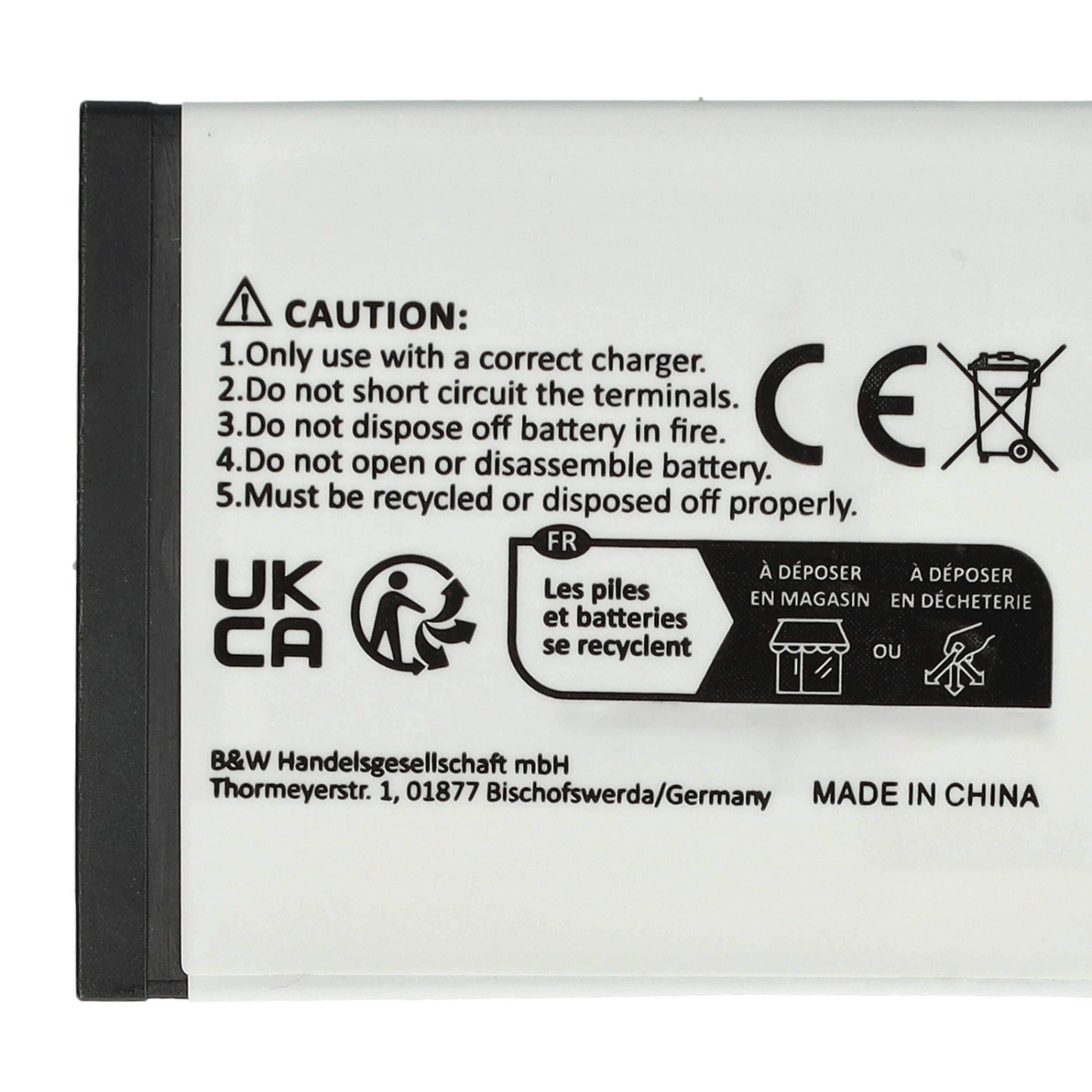 Battery (2 Units) Replacement for Panasonic DMW-BLH7E, DMW-BLH7 - 600mAh, 7.2V, Li-Ion with Info Chip