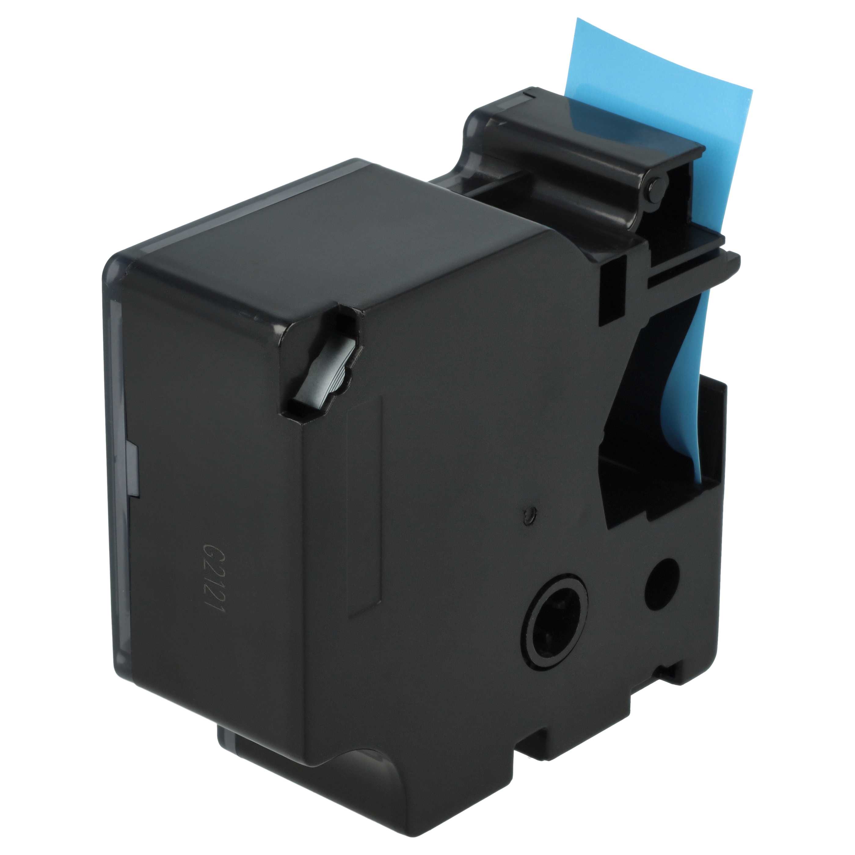 Label Tape replaces Dymo 53716, D1 - 24 mm Black to Blue