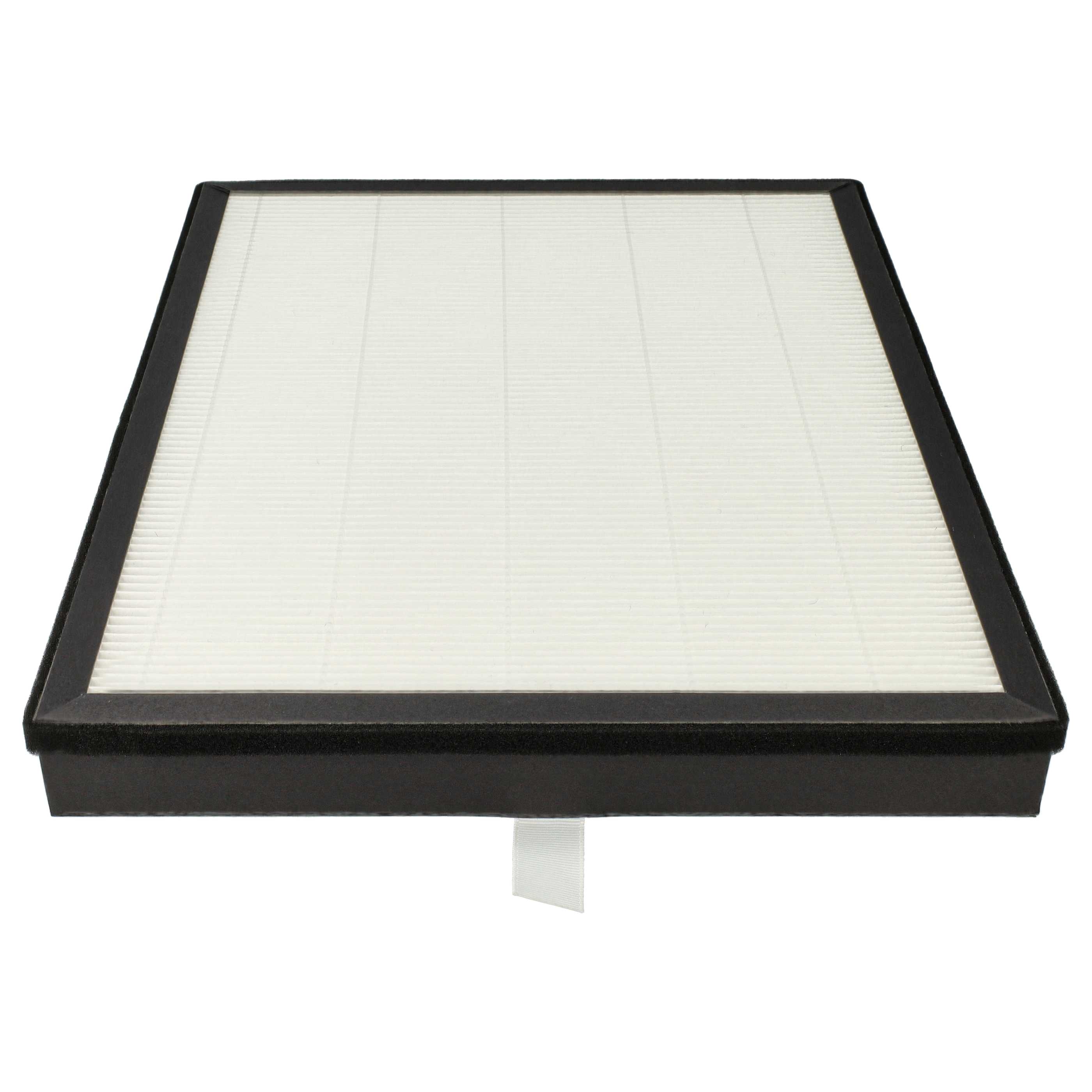 6 Part Filter Set replaces Rowenta XD6040F0, H10 Air Purifier - HEPA filter, activated carbon filter