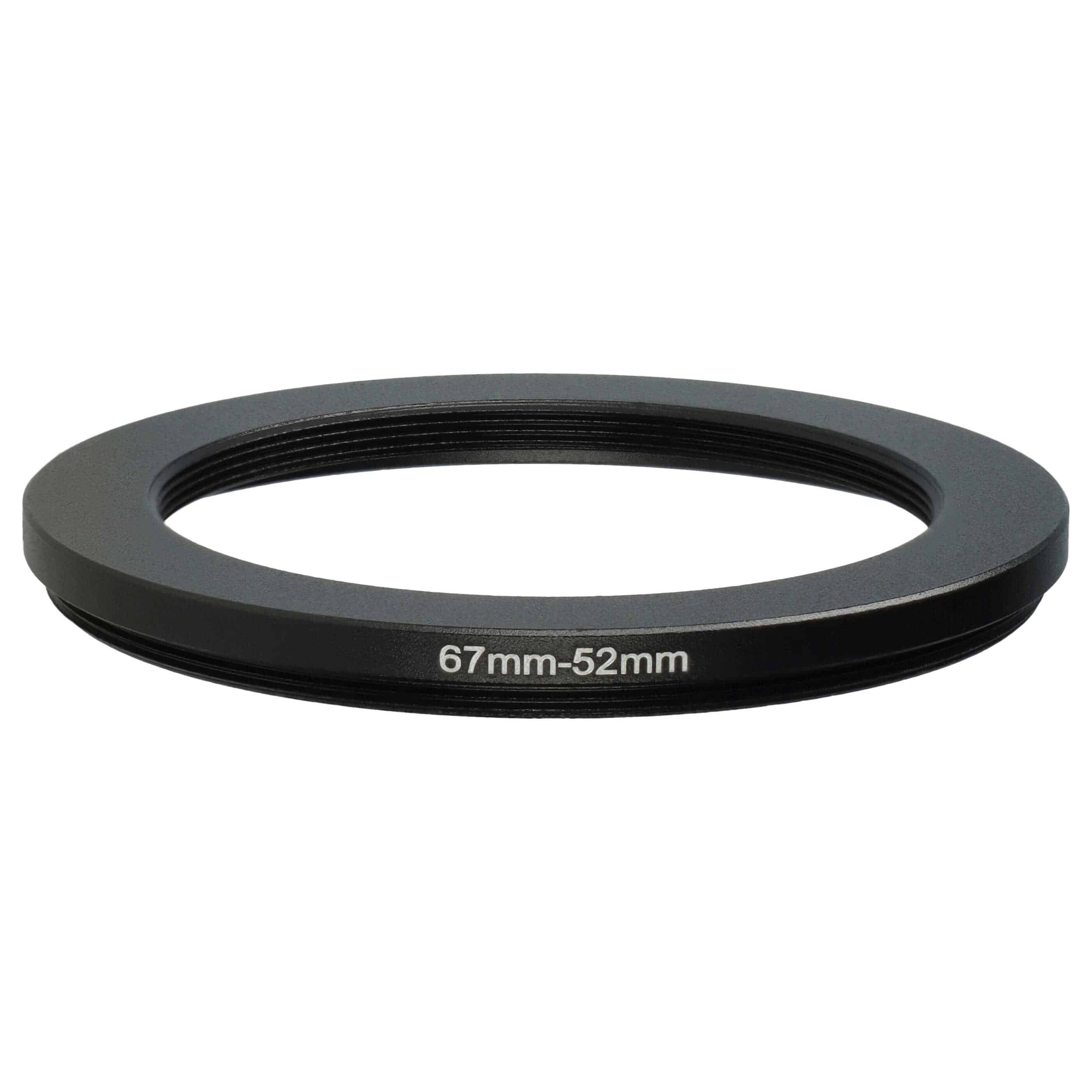 Step-Down Ring Adapter from 67 mm to 52 mm for various Camera Lenses