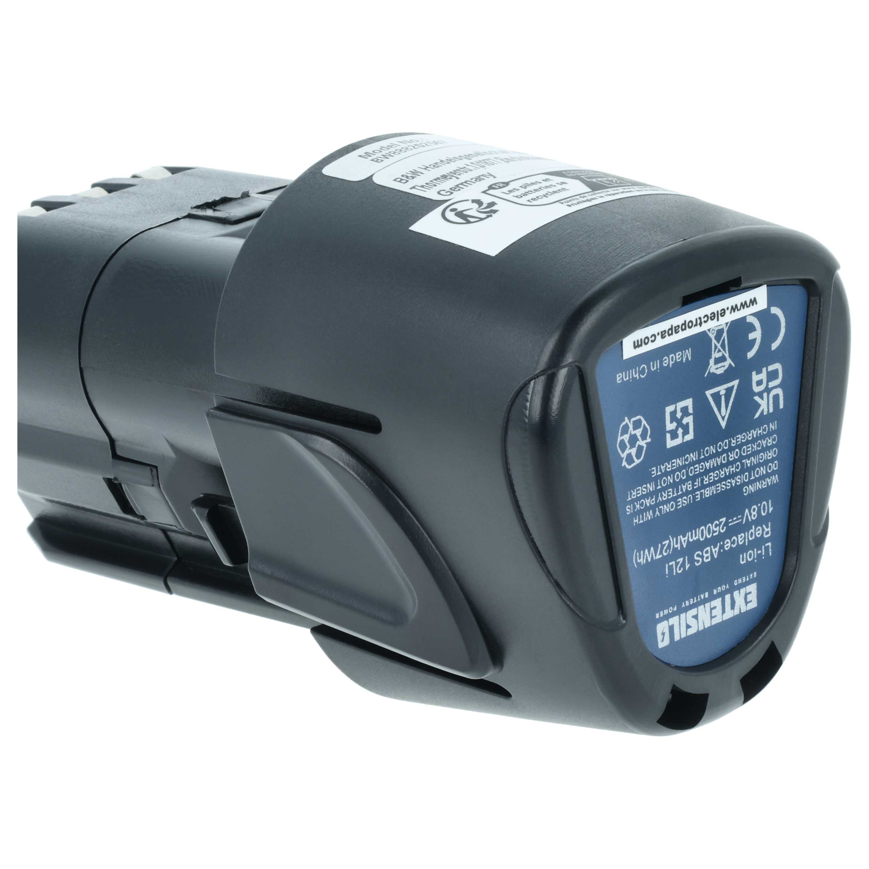 Akumulator do elektronarzędzi zamiennik Lux Tools ABS 12Li - 2500 mAh 10,8 V Li-Ion