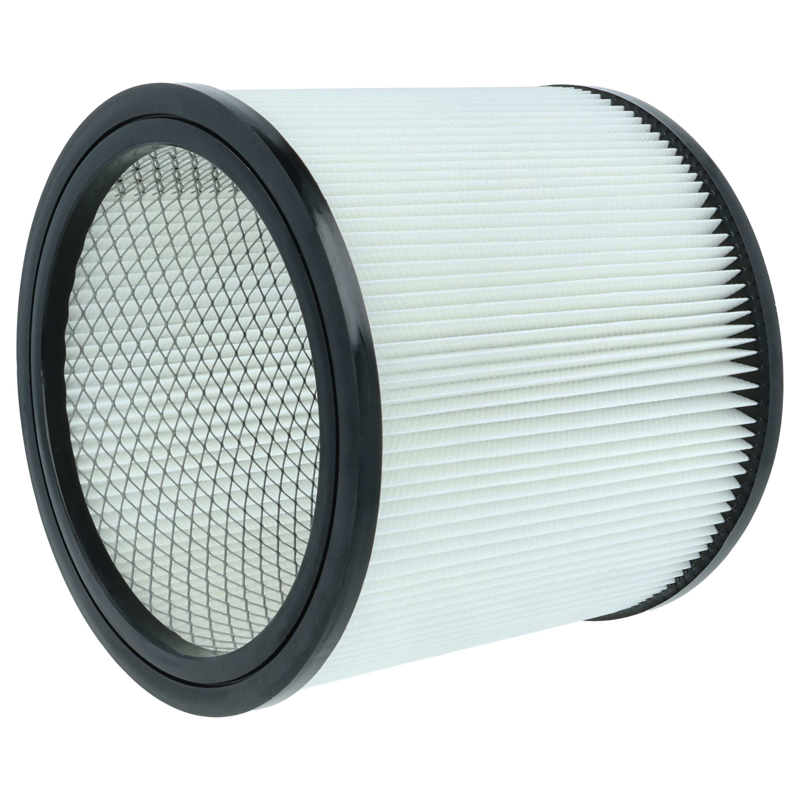2x Filtercartridge filter replaces EINHELL Accessory 2351126 for Einhell Vacuum Cleaner, black / white