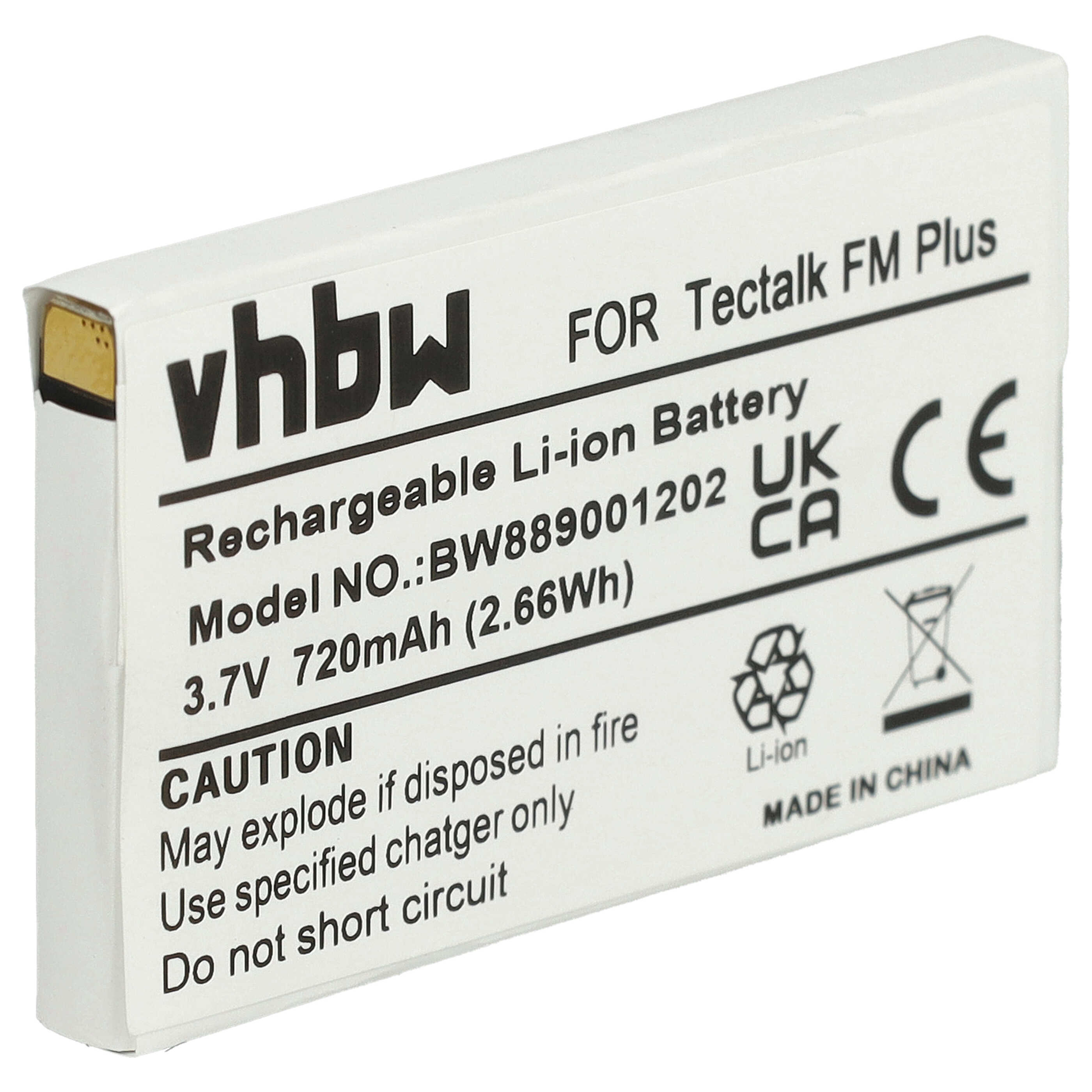 Radio Battery replaces Albrecht BLN-3746 - 720 mAh 3.7 V Li-Ion