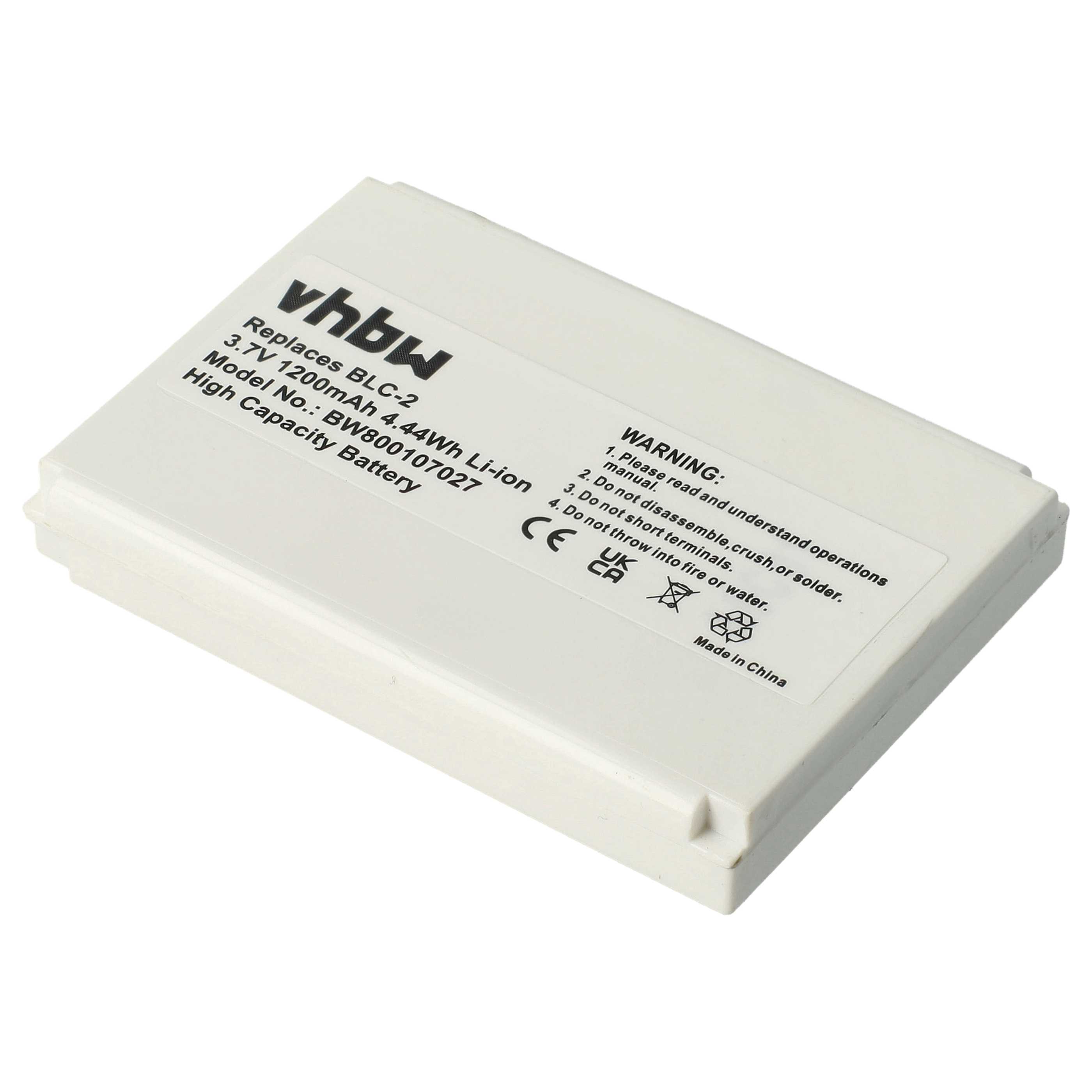 Batteria sostituisce CipherLab BA-80S1A2, KB1B371200005 per cellulare - 1200mAh 3,7V Li-Ion 