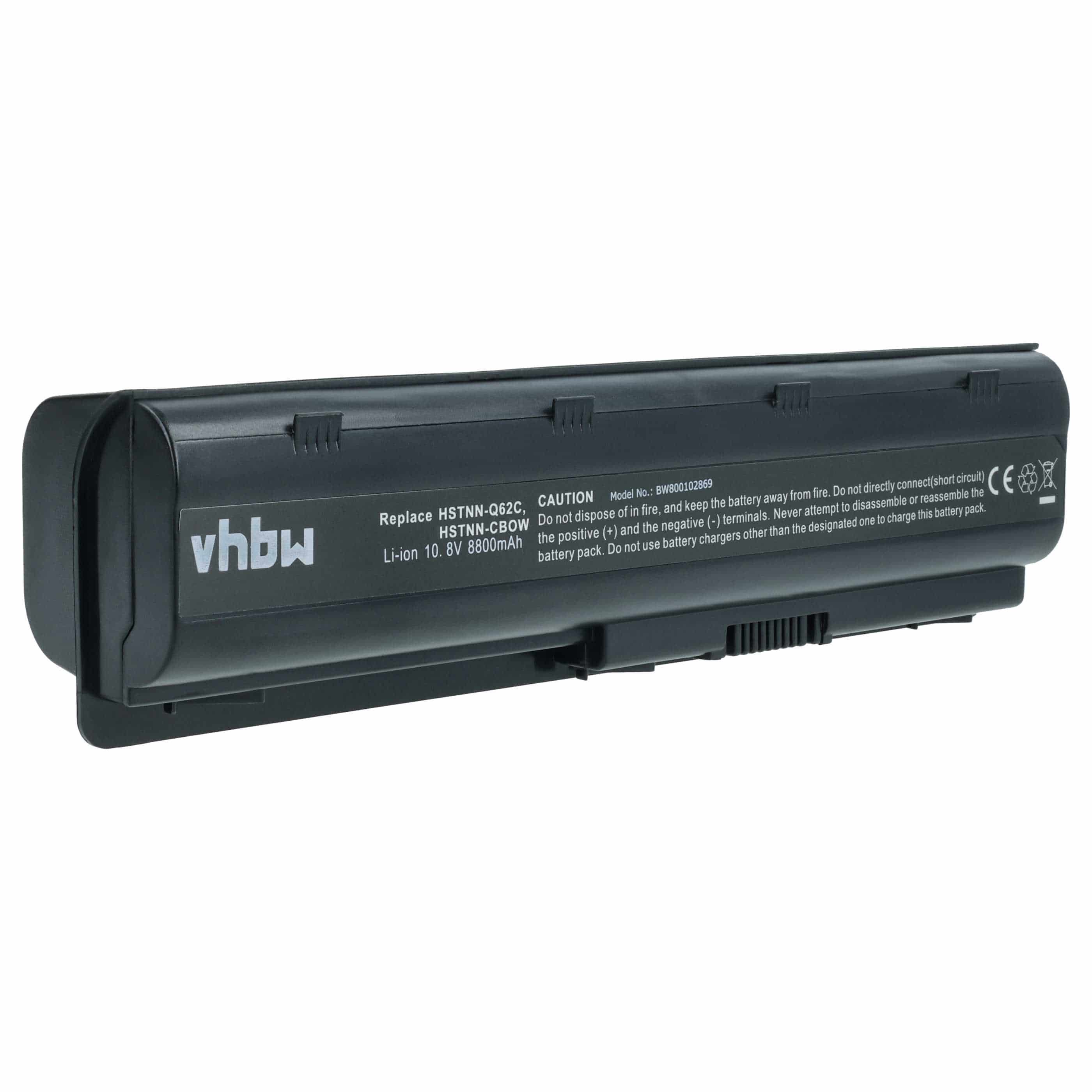 Batteria sostituisce HP 586006-321, 586007-541, 586006-361 per notebook - 8800mAh 10,8V Li-Ion nero