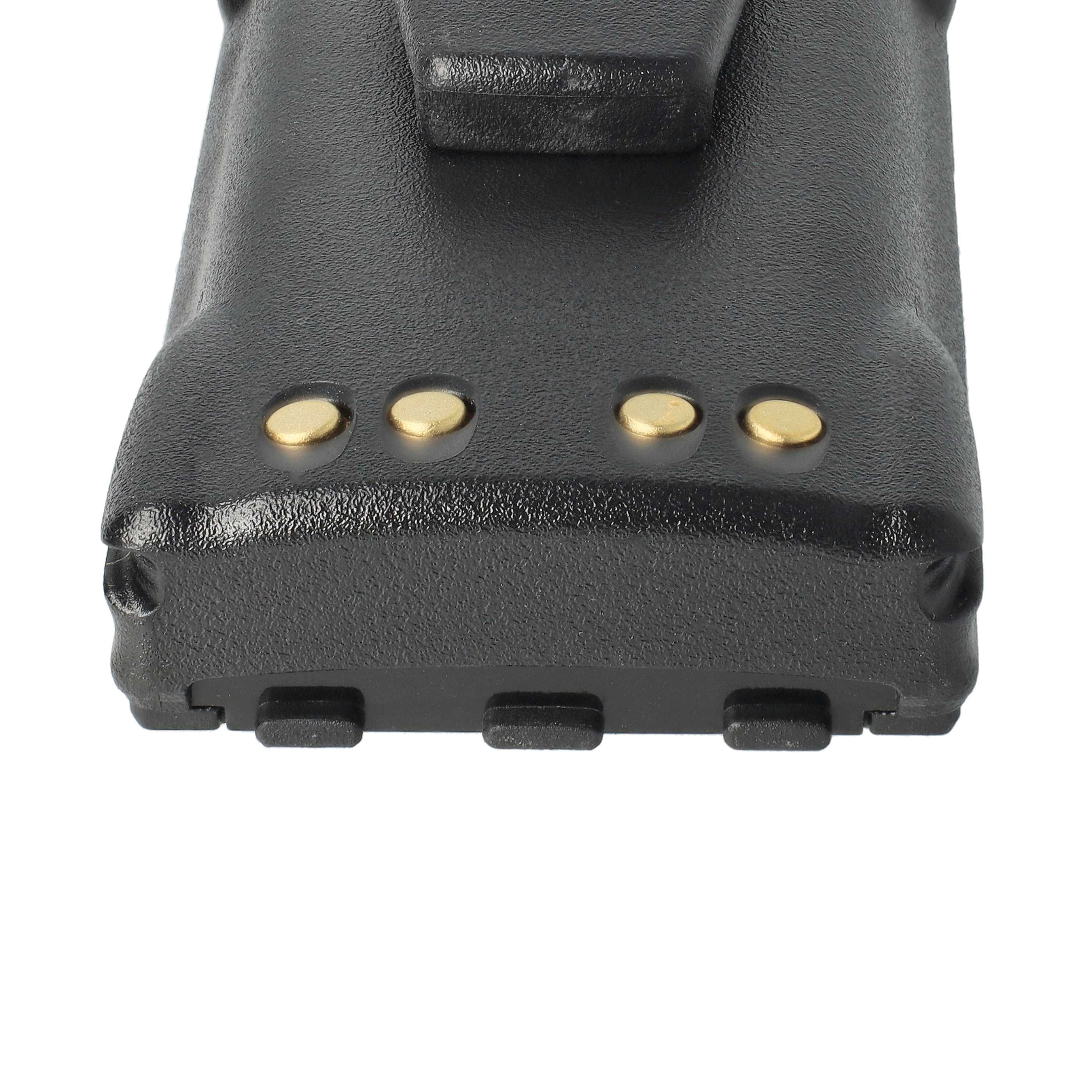 Radio 10x Battery replaces Motorola HMNN4151, HMNN4154, HNN4001, HMNN4158, HMNN4159 - 2100 mAh 7.2 V NiMH