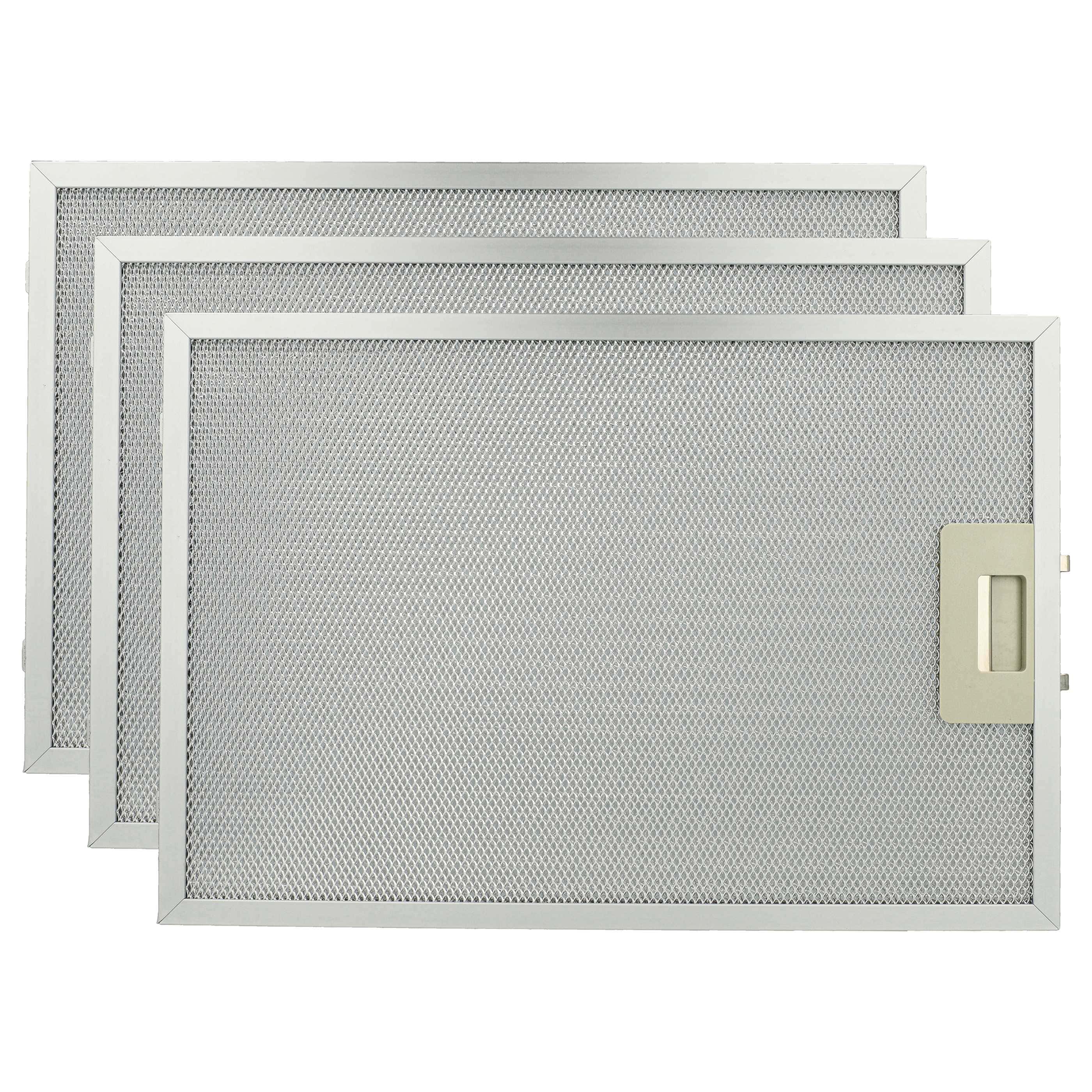 3x Filtres métal remplace Bosch 4242001260069, 742967 pour hotte aspirante