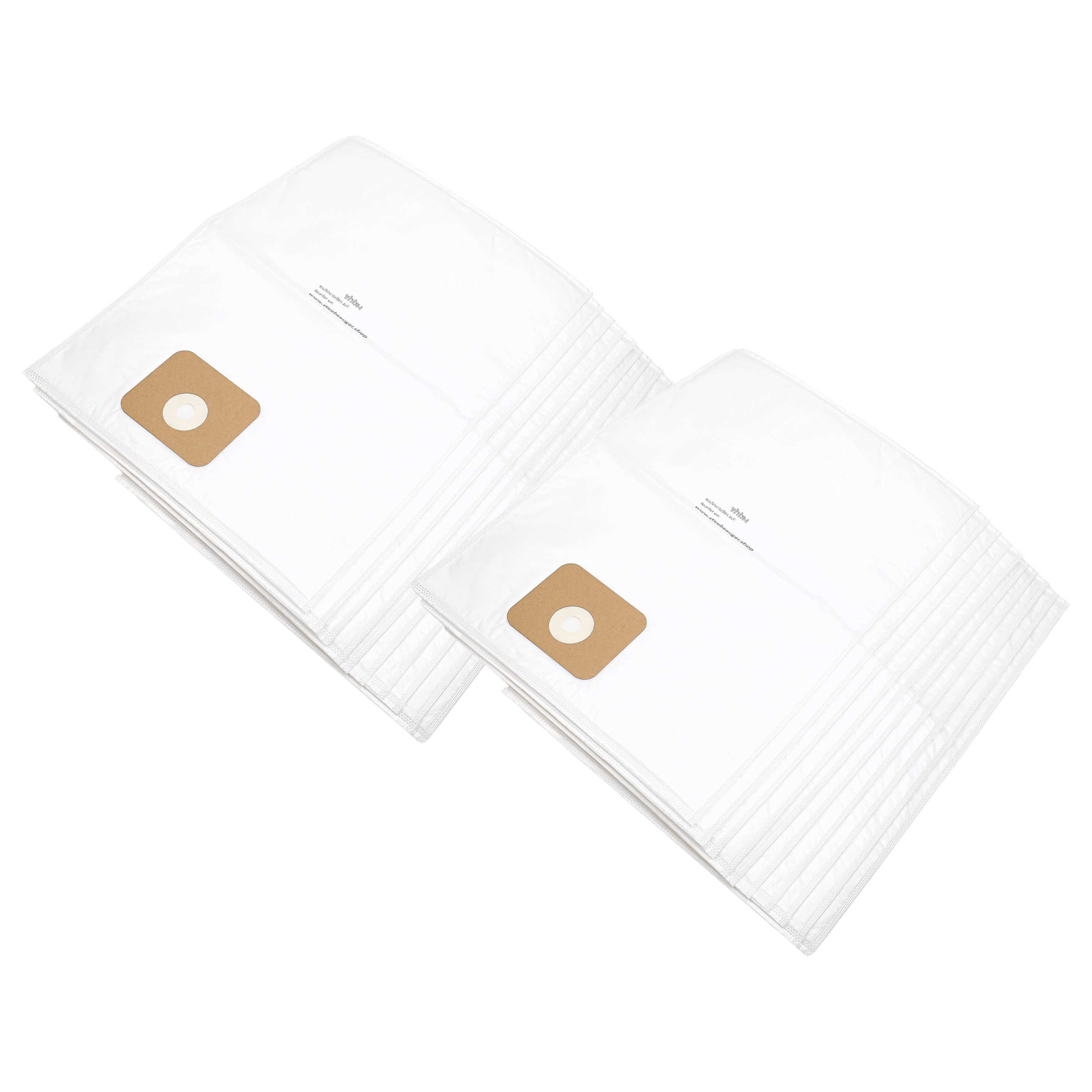 20x Sac remplace Nilfisk 5715492061518, 107402336 pour aspirateur Nilfisk - microfibre non tissée