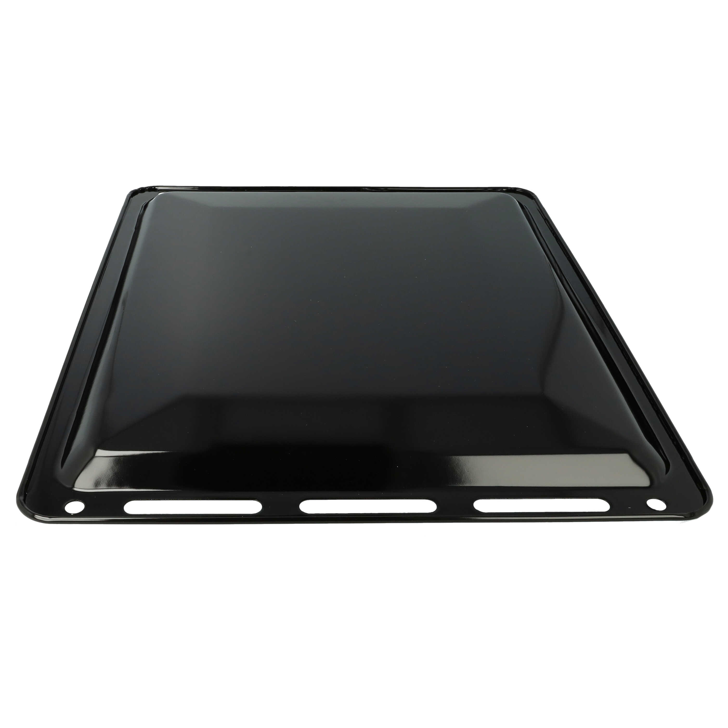 Bandeja de horno reemplaza Bosch 1101433, 11029050 - 45,5 x 36,4 x 2 cm, antiadherente, esmaltado negro