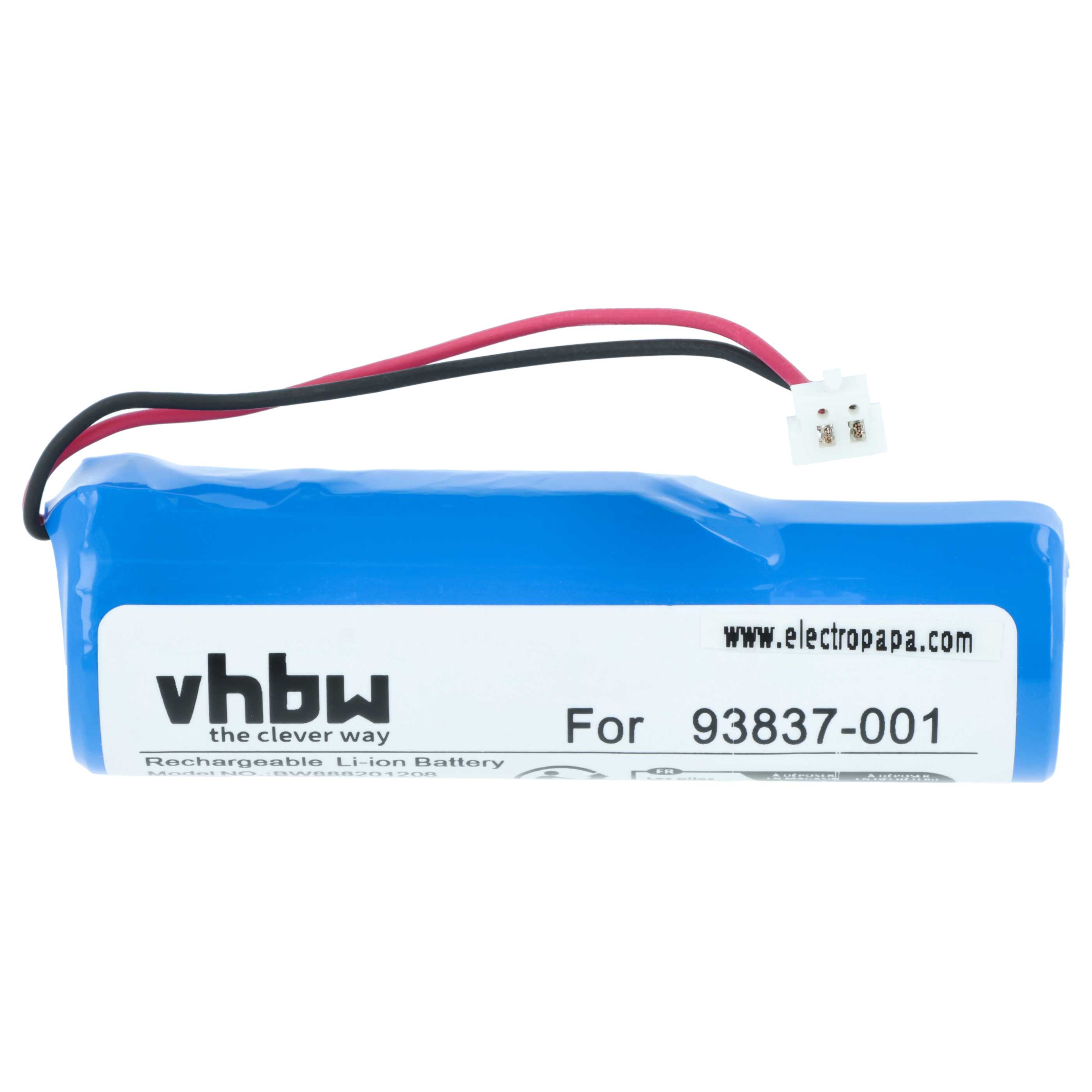 Akumulator do maszynki do strzyżenia zamiennik Wahl 93837-001, 93837-200 - 2600 mAh 3,7 V Li-Ion