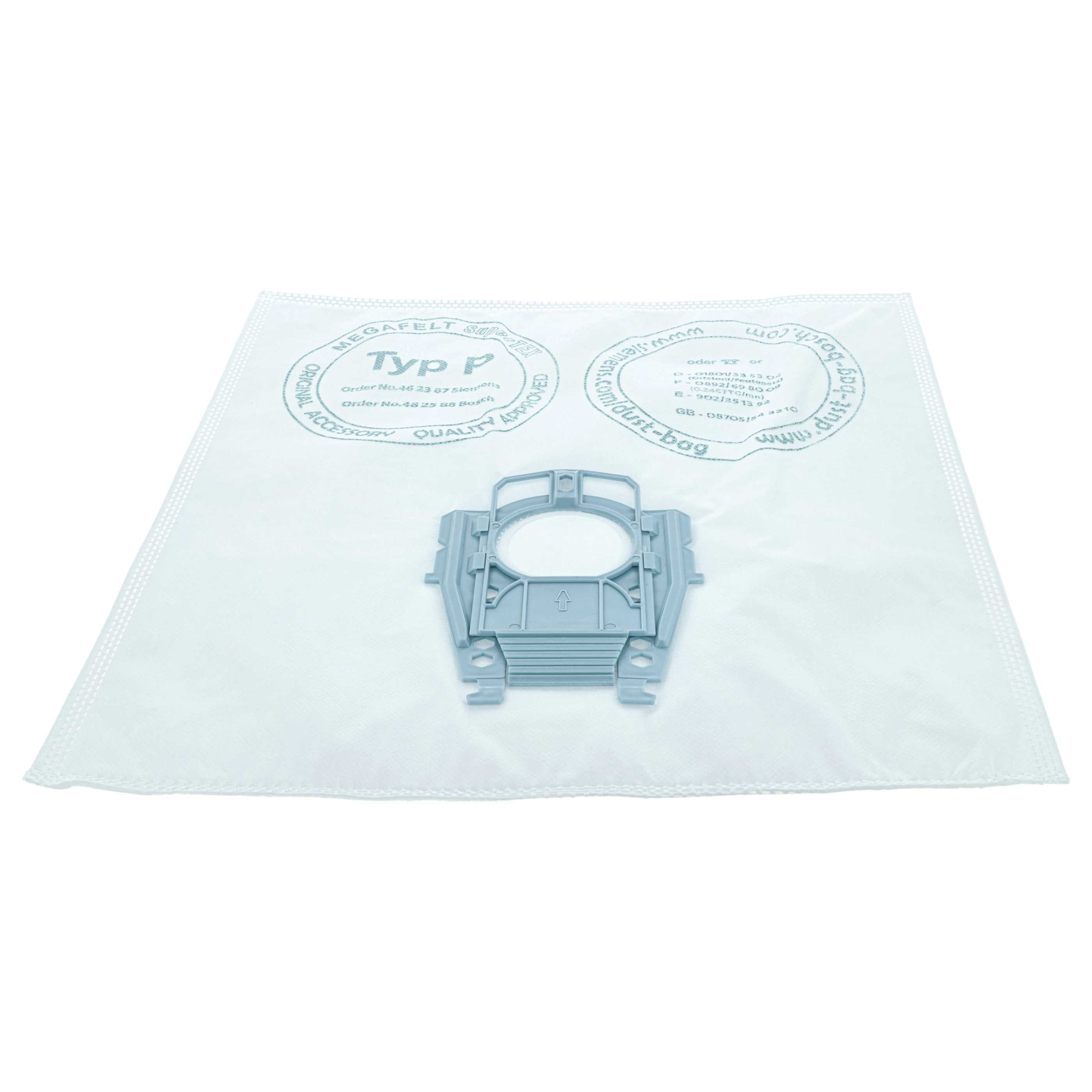 Kit filtre + sac 6 pcs remplace Bosch 00462588, 00461708, 00462587, 00461349, 00461707 pour aspirateur Bosch