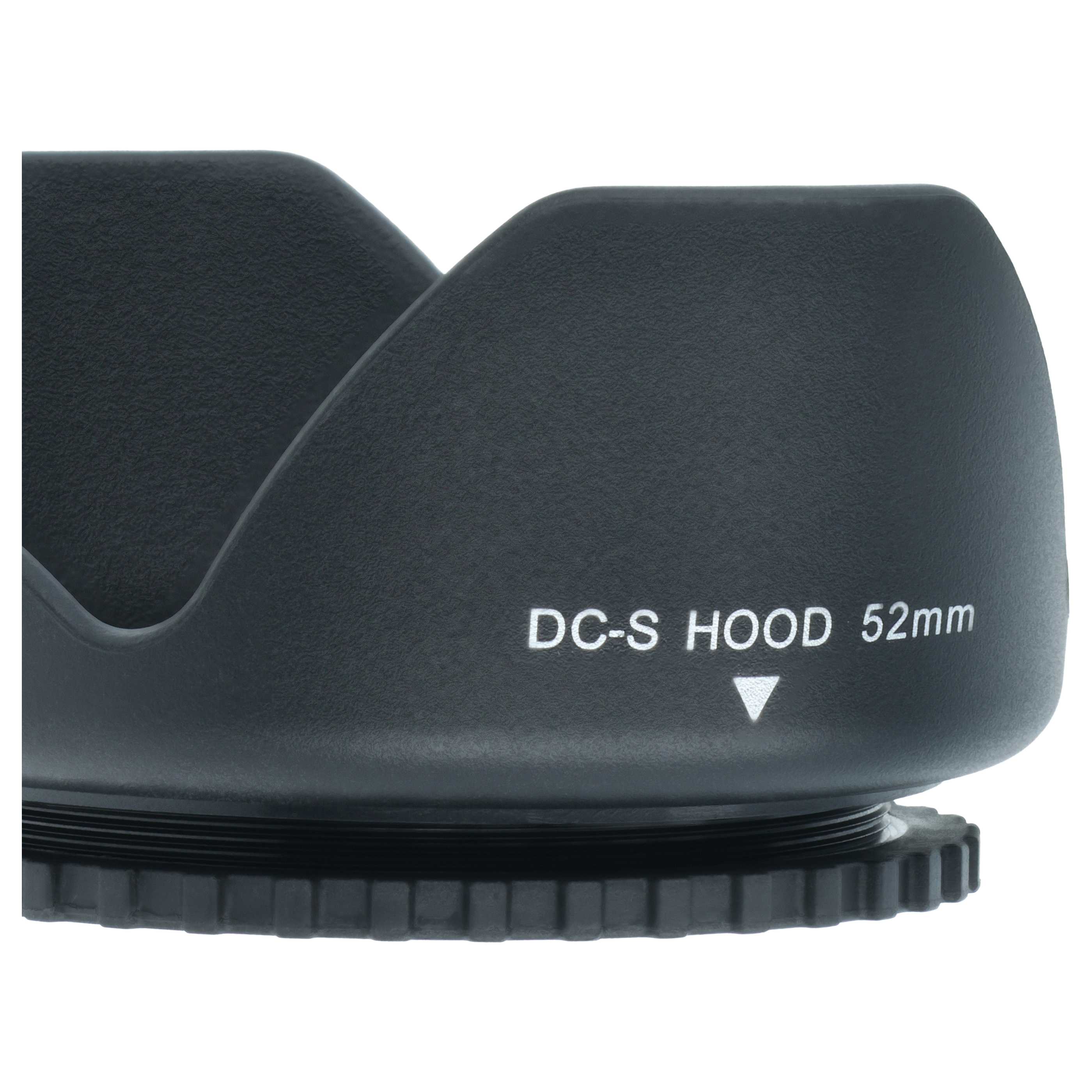 Paraluce compatibile con obiettivo con diametro di 52 mm