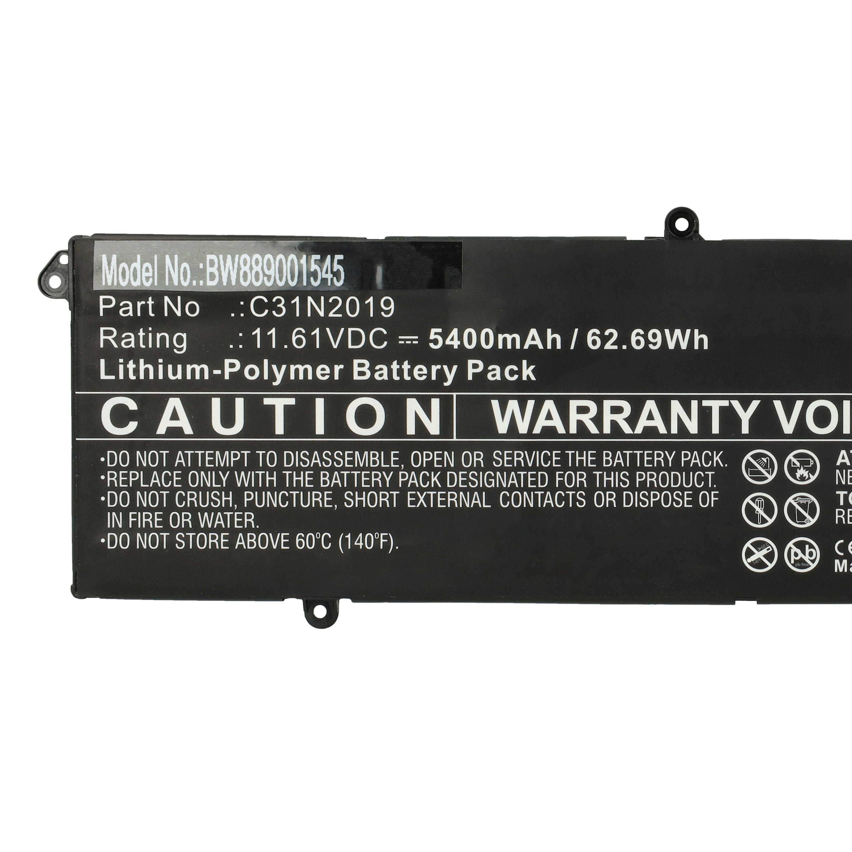 Akumulator do laptopa ASUS Vivobook Pro 14, Pro 15 - 5400 mAh 11,61 V LiPo