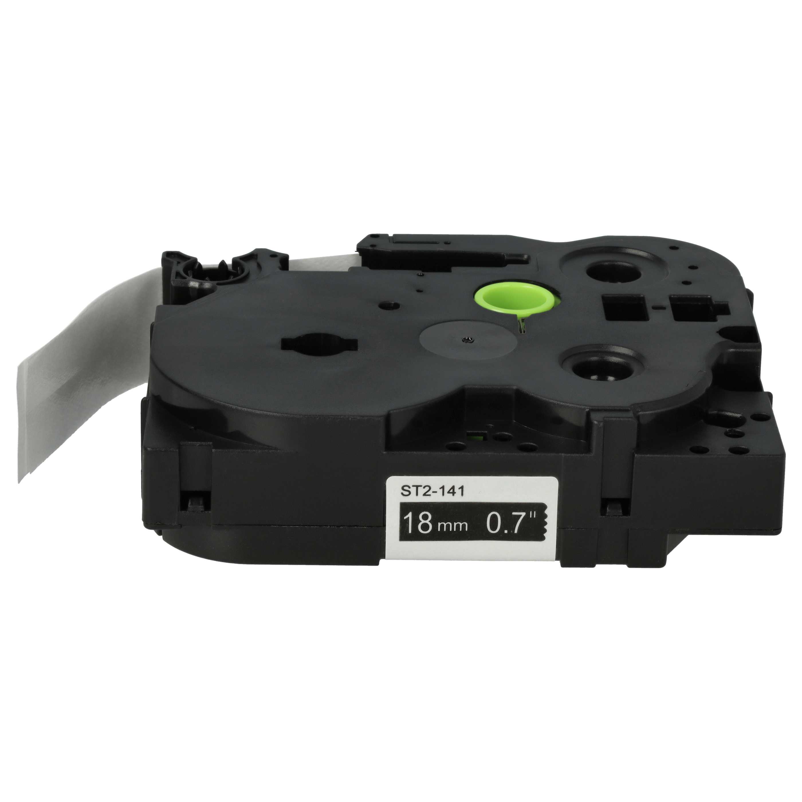 5x Stencil Tape Cassette replaces Brother ST-141, STE-141 for Brother Label Printer - White to Transparent