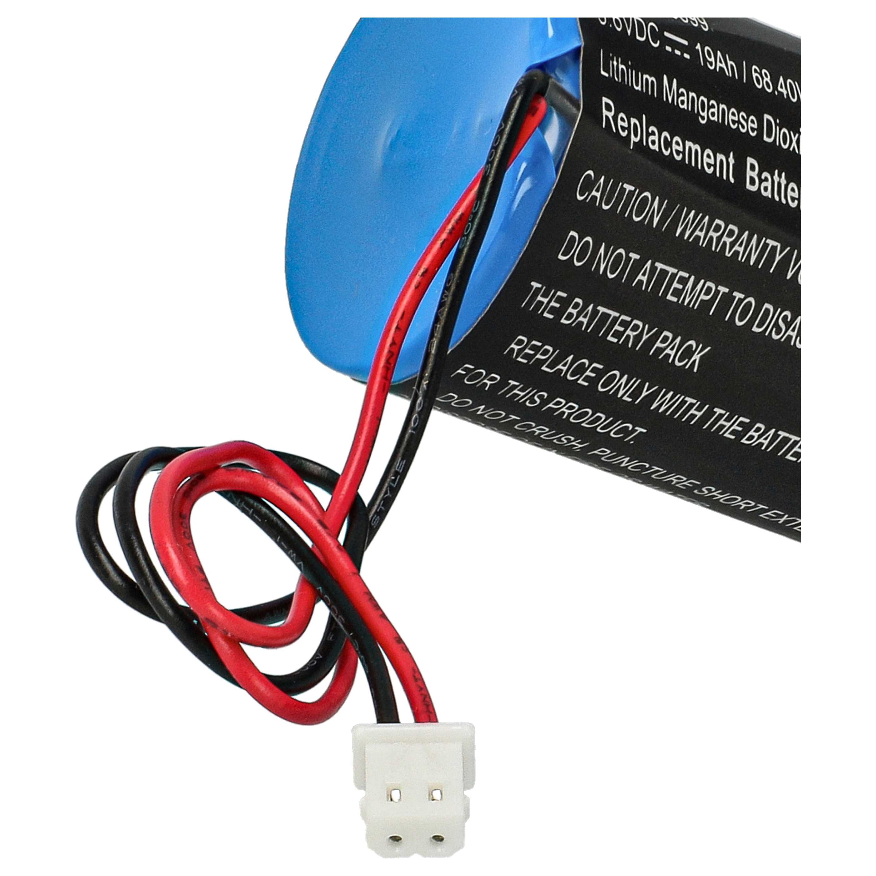 2x Bateria do alarmu zamiennik Eve ER34615-GL101 - 19000 mAh 3,6 V Li-Ion