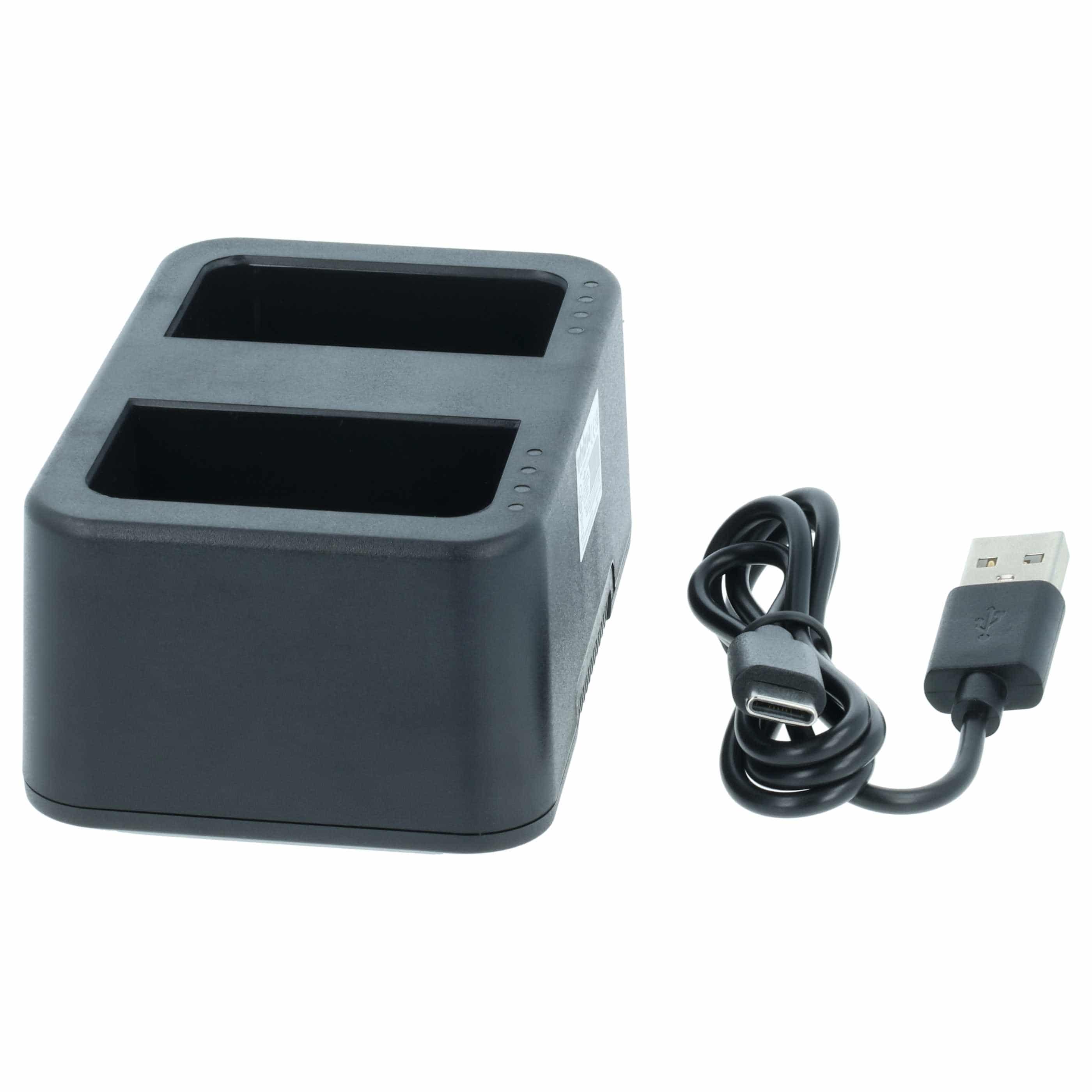 Battery Charger USB-C + Cable USB-C replaces DJI WCH3 for DJI Digital Camera