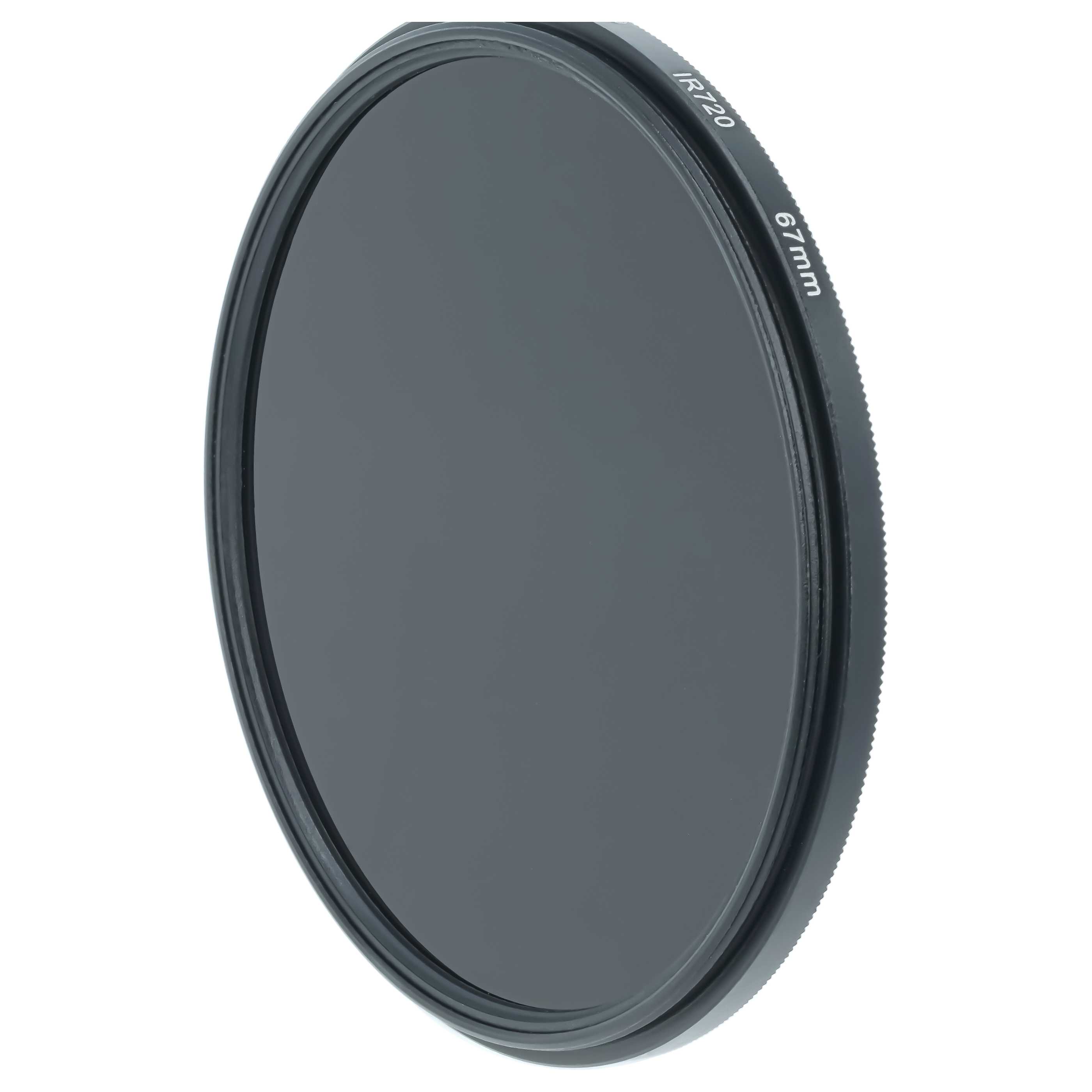 Filtr podczerwieni 720nm na obiektyw z gwintem 67 mm - Filtr IR