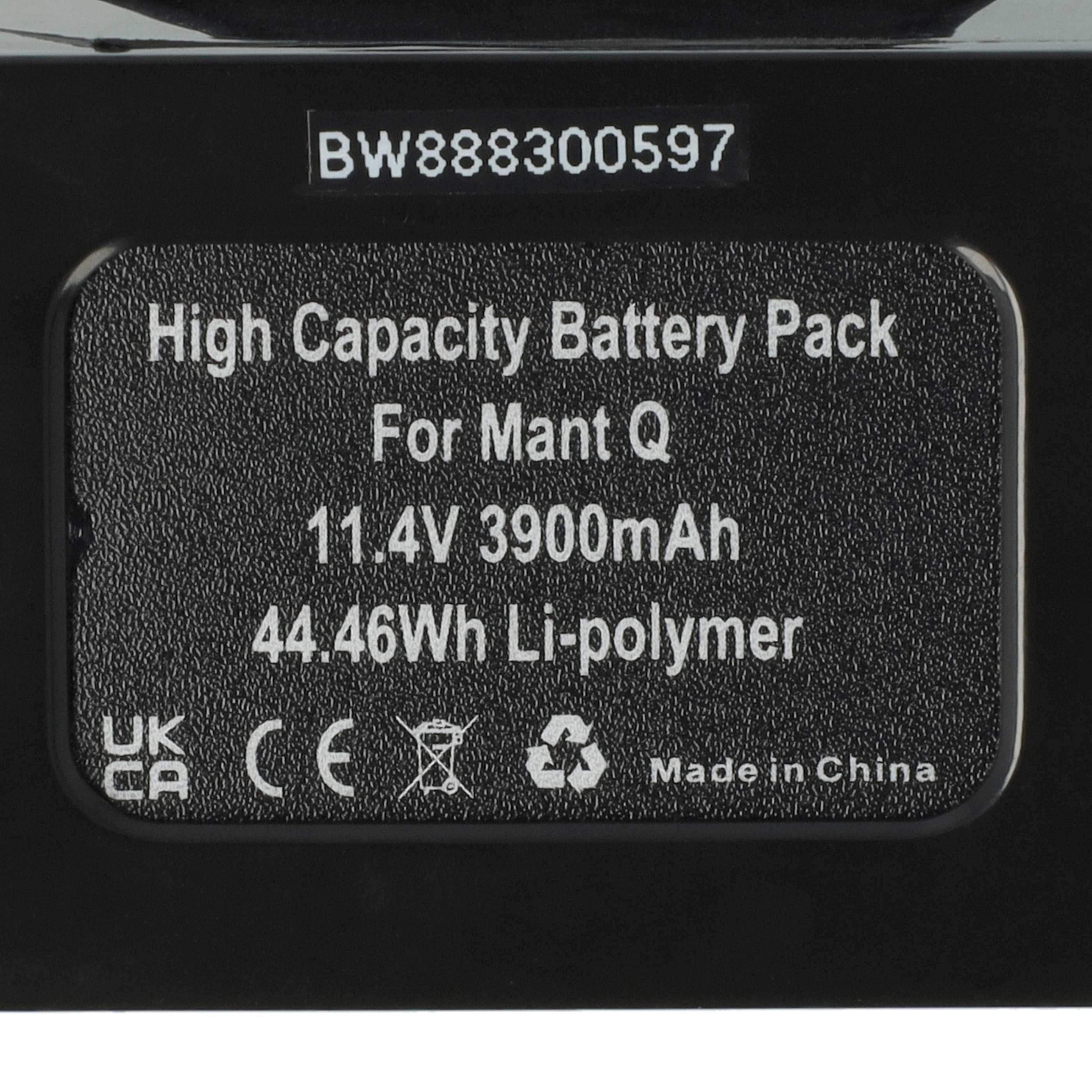 2x Batteries remplace Yuneec YUNMGB3S2800, YUNMQB3S2800 pour drone Yuneec- 2800mAh 11,4V Li-polymère