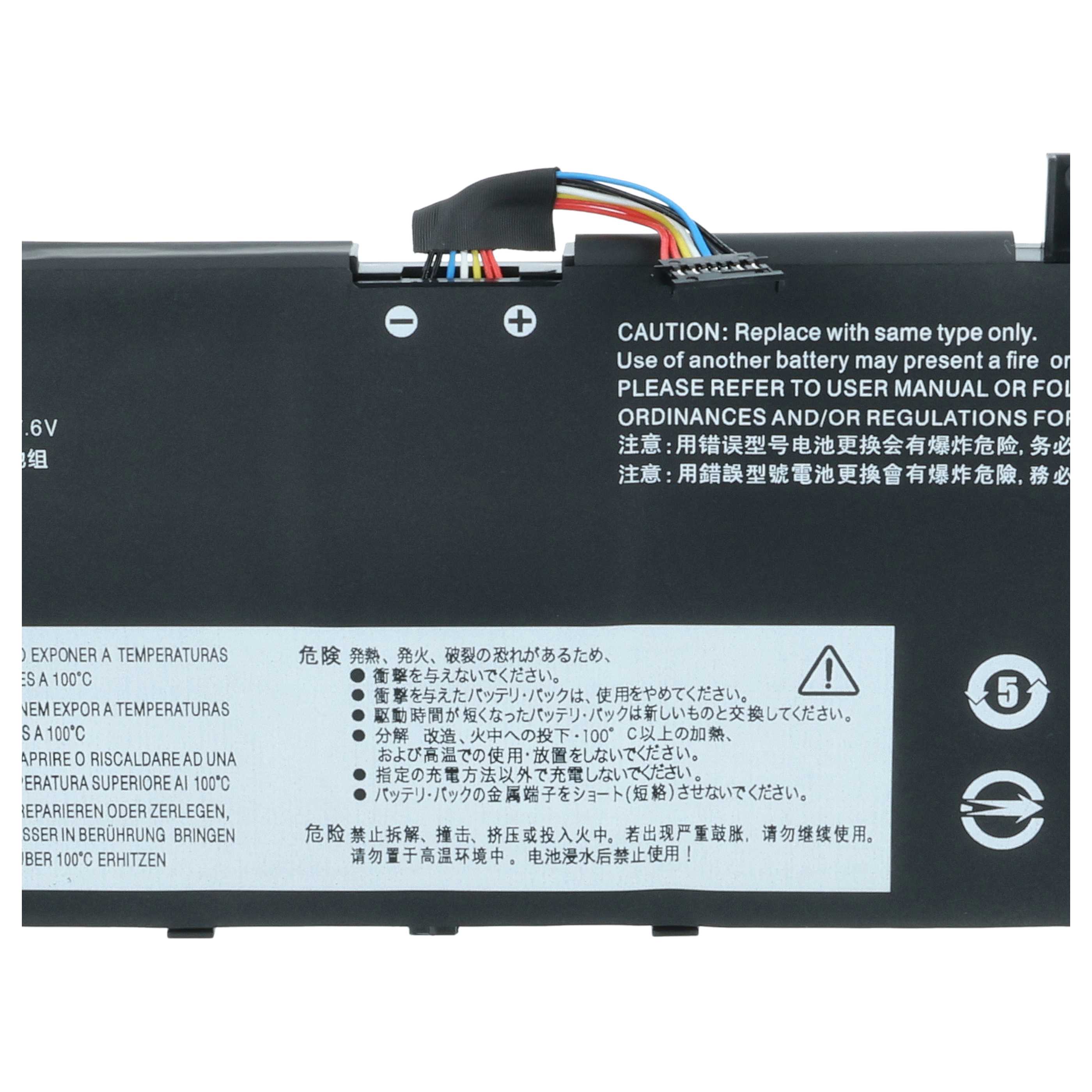Akumulator do laptopa zamiennik Lenovo 4ICP4/67/141, 5B10W13898, 01AY969, 01AY968 - 5150 mAh 13,56 V LiPo