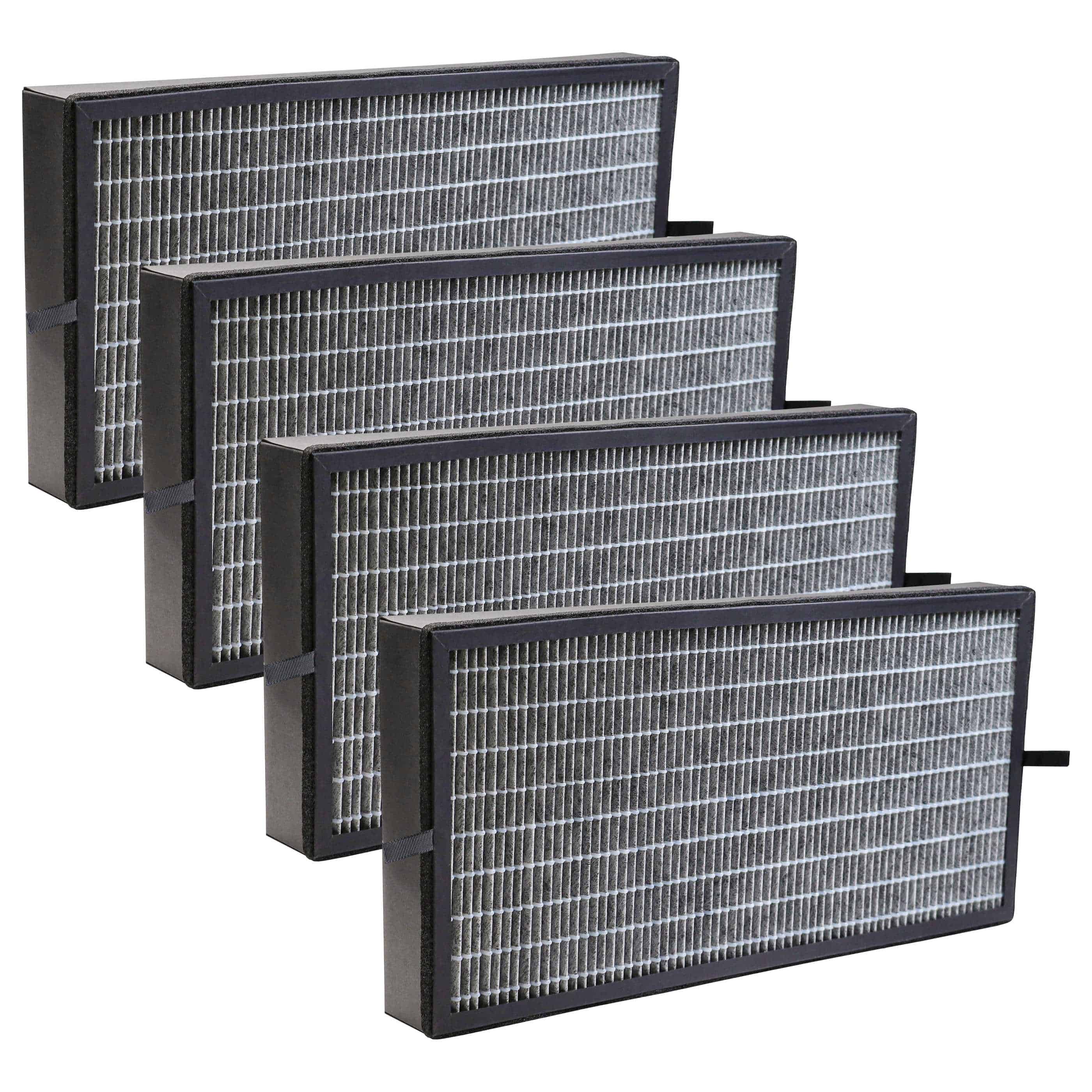 4x HEPA Filter suitable for Kärcher AF 100 Air Humidifier - Activated Carbon