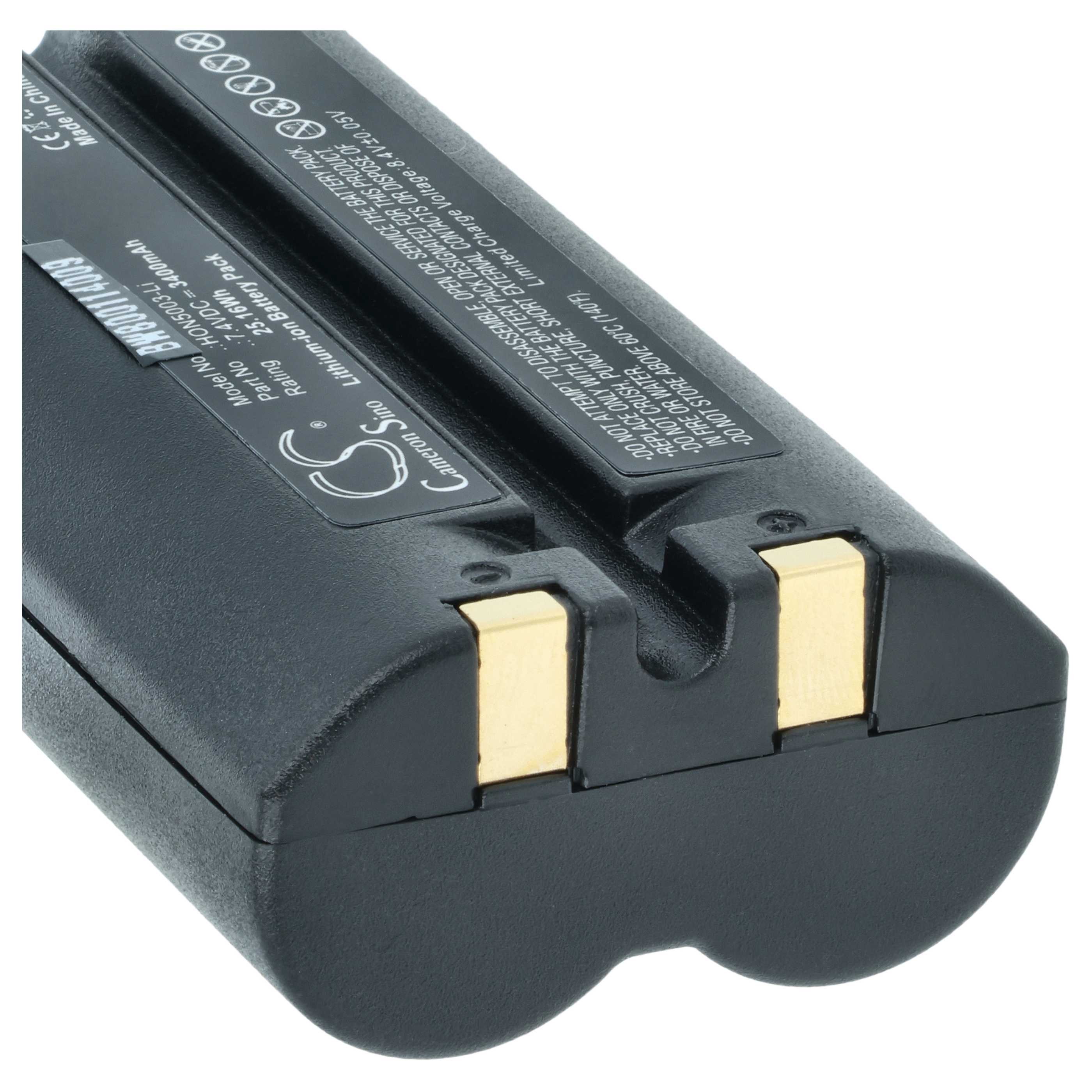 2x Batteries remplace Honeywell HON5003-Li pour scanner de code-barre Mannesmann / D2 - 3400mAh 7,4V